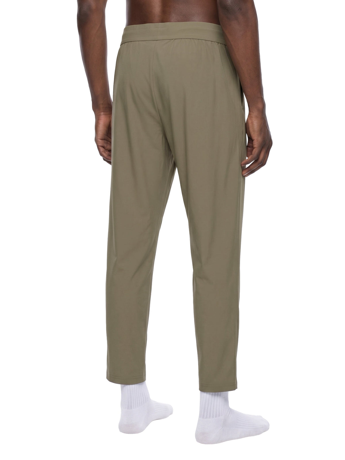 Men's Straight Leg Elastic Waist Pants