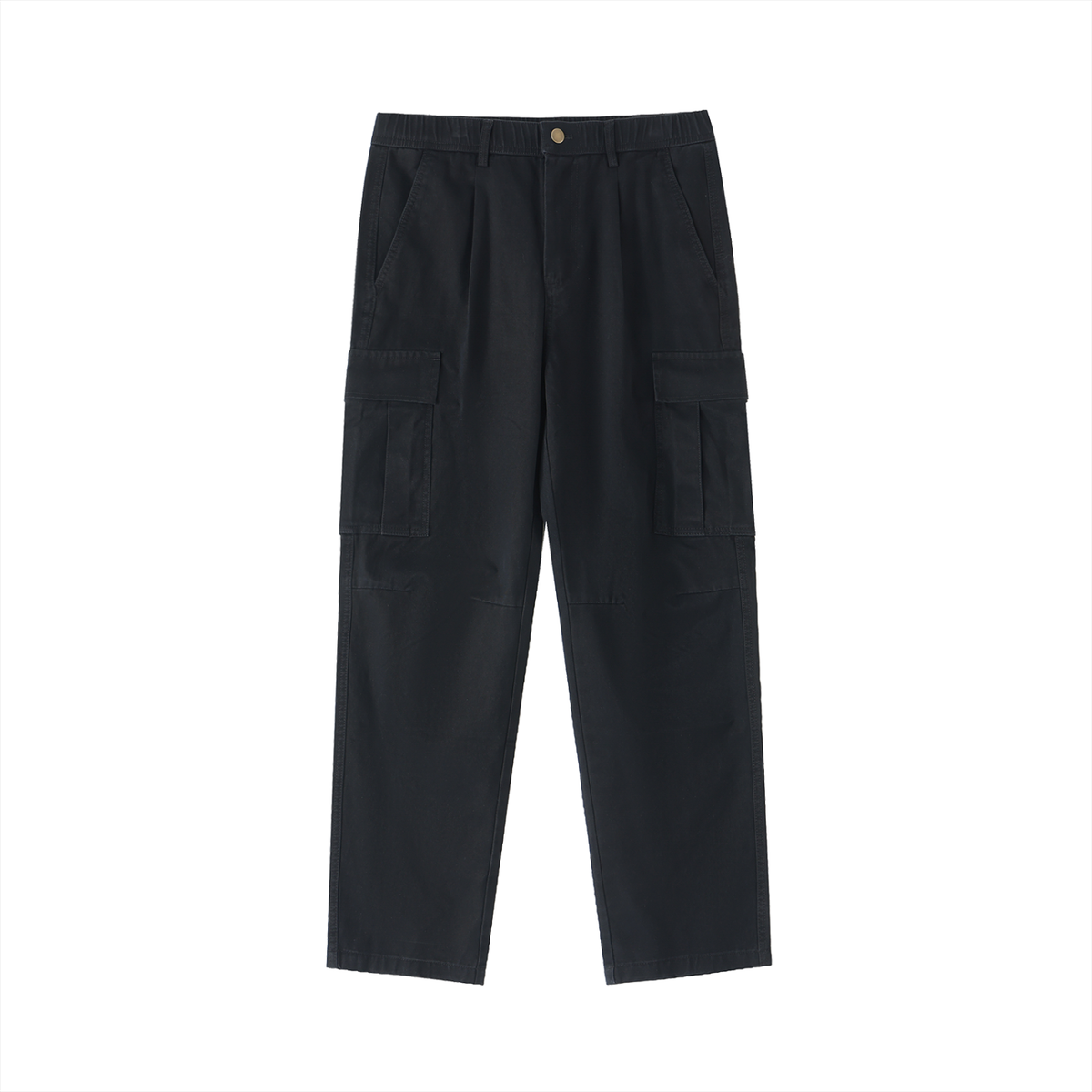 Men’s Cotton Elastic-Waist Cargo Pants