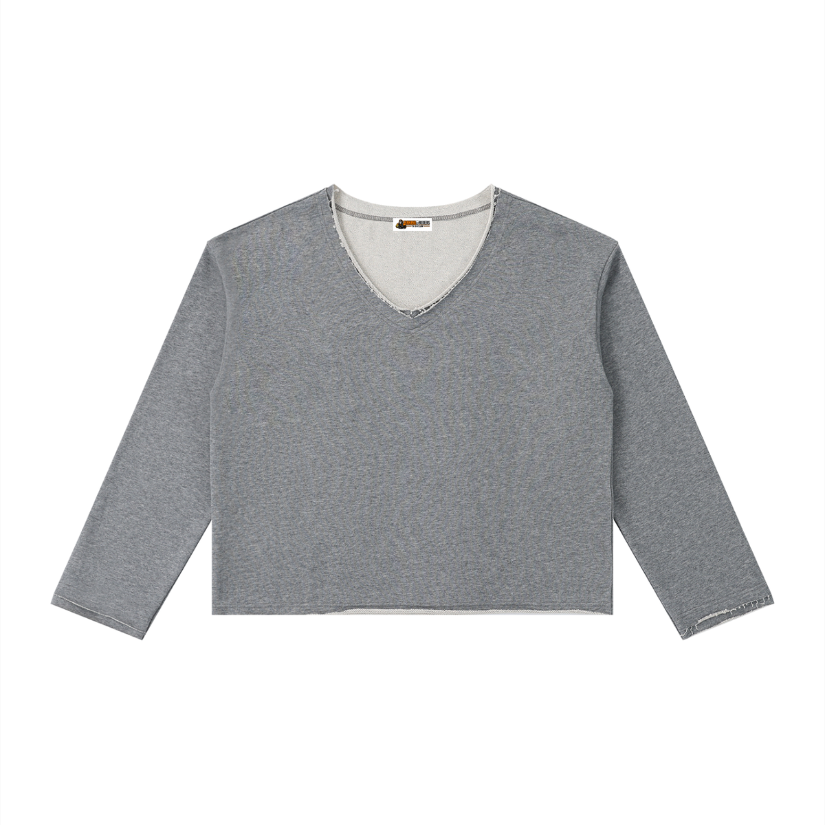 Women's Raw Hem Long Sleeve T-Shirt