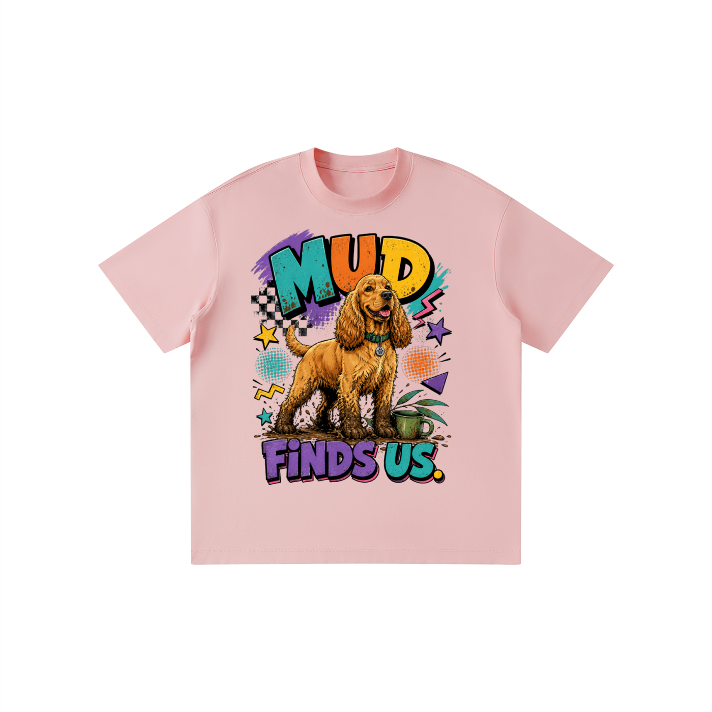 The Mud Finds Us Kids’ Solid Crewneck T-Shirt