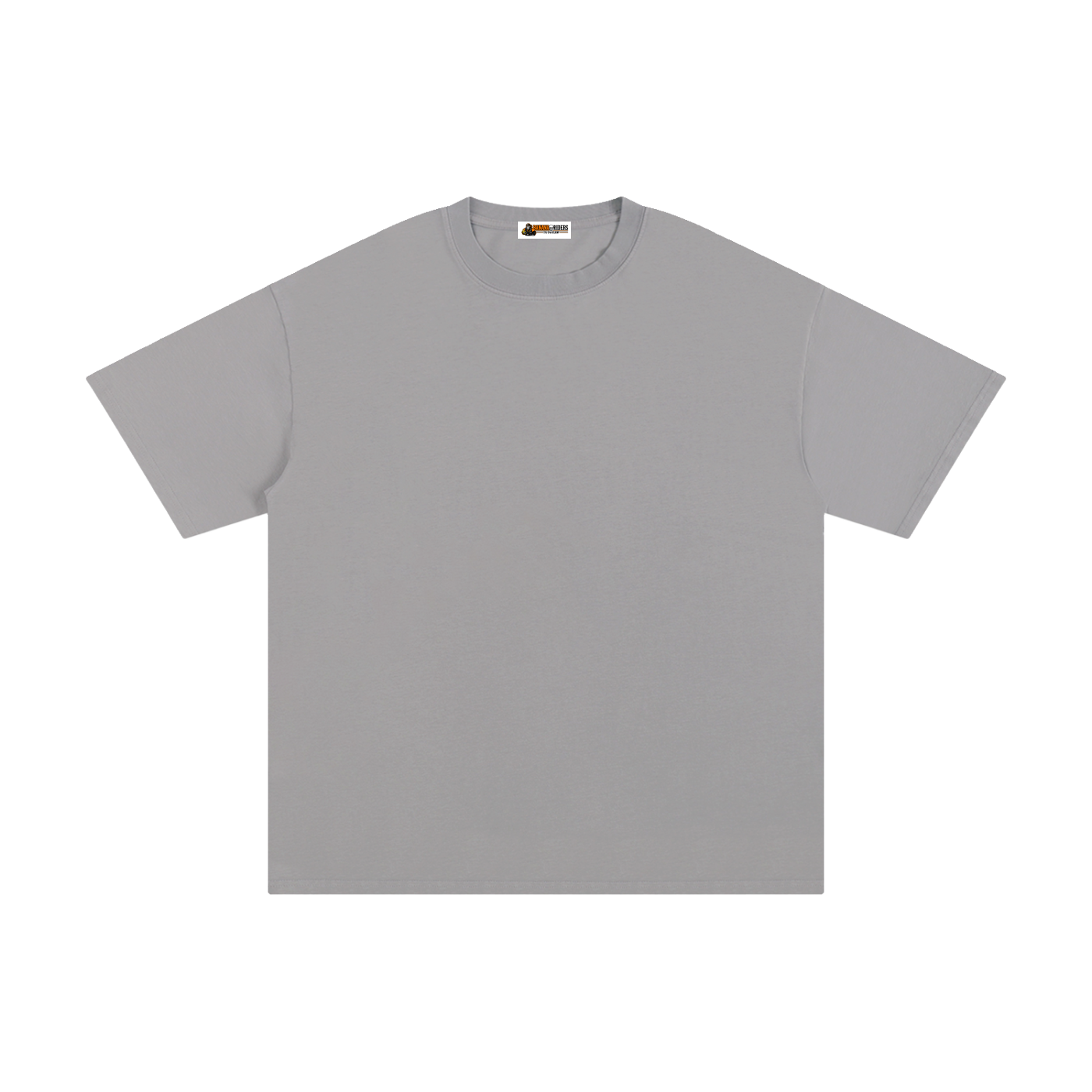 Unisex Pure Cotton T-Shirt – Light Grey front