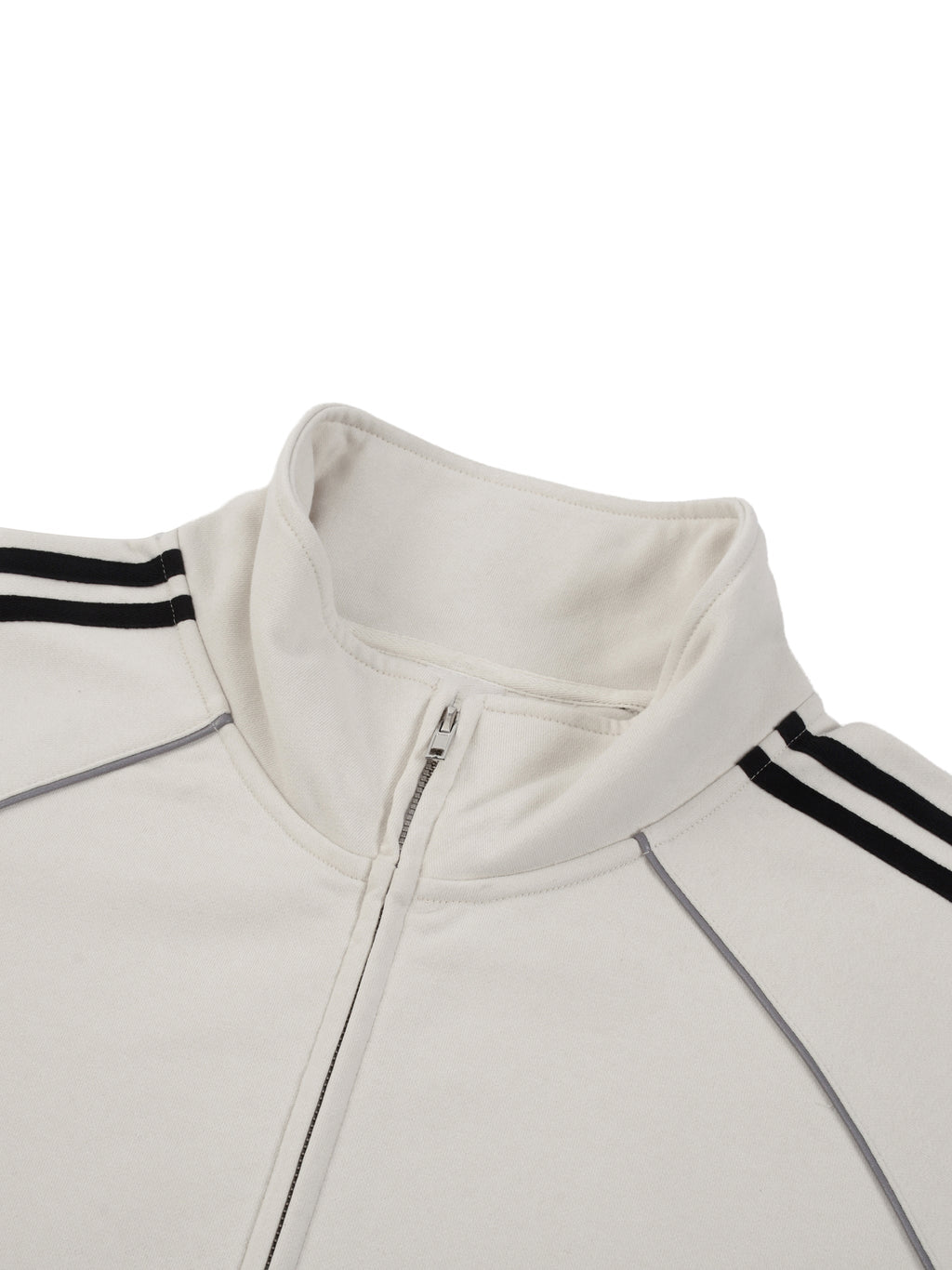 Reflective Striped Raglan Sleeve Jacket