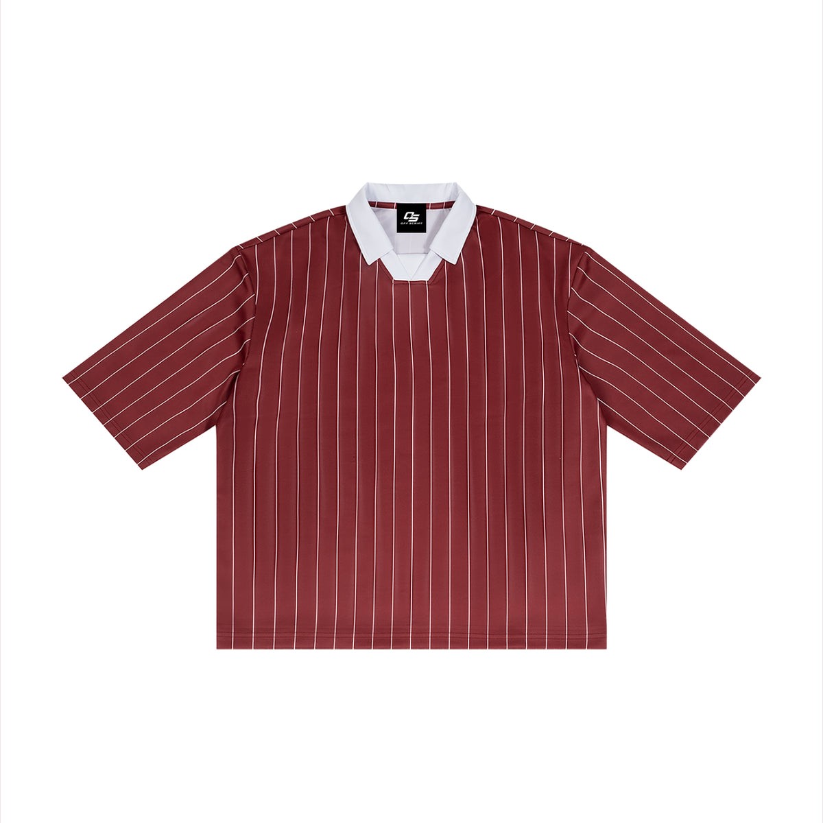 Unisex Pinstripe Collared Soccer Jersey