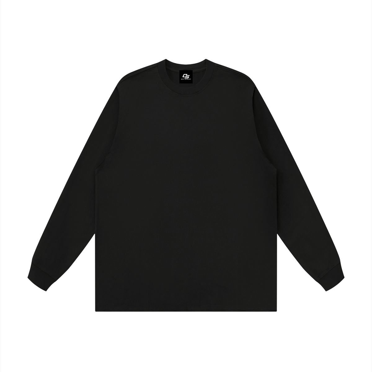 Unisex Raw Hem Long Sleeve T-Shirt