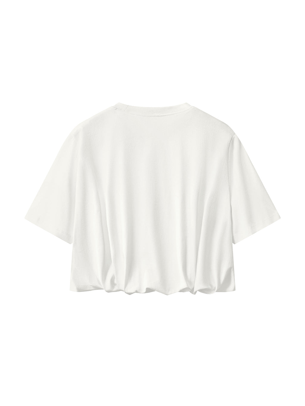 Women’s Crop Bubble Hem T-Shirt