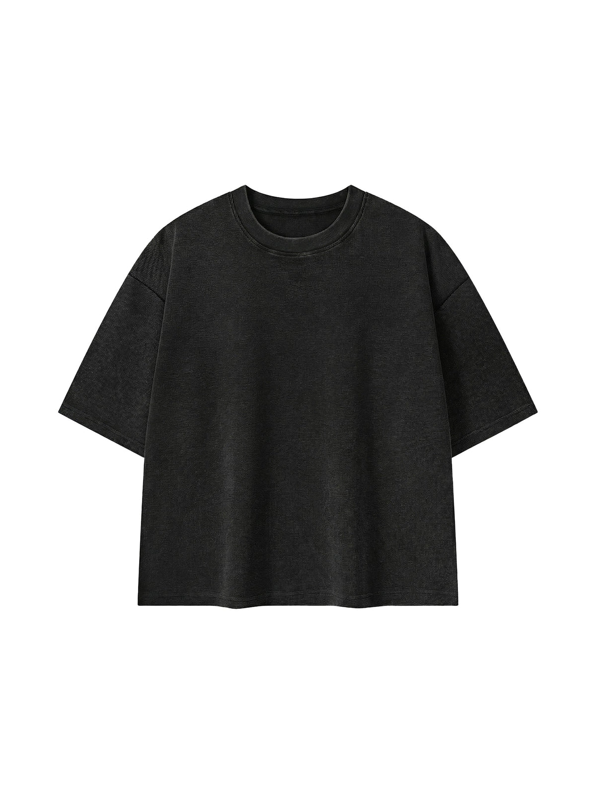 Unisex Mineral Wash Waffle Boxy T-Shirt
