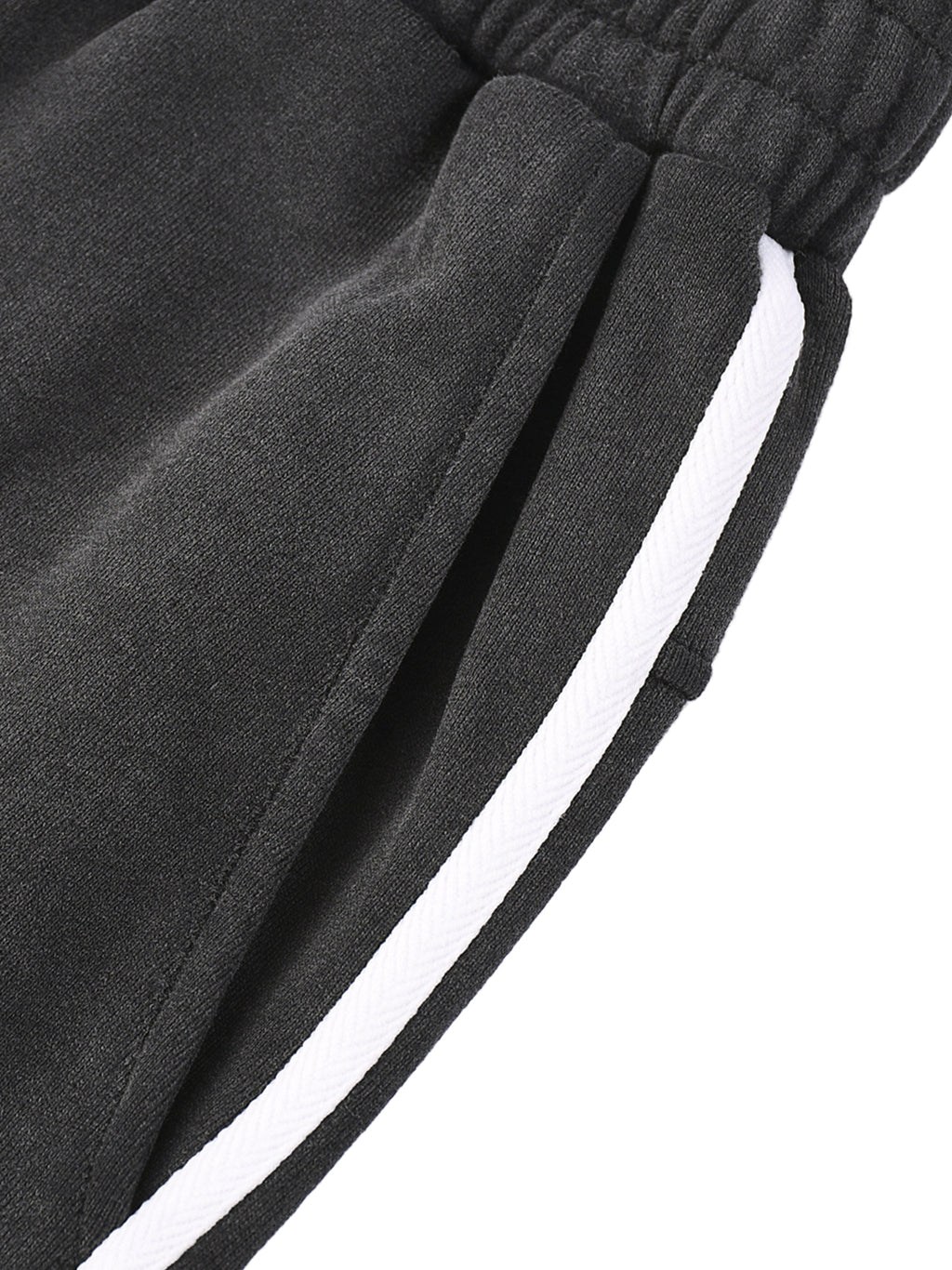 Snow Washed Contrast Tape Sweatpants