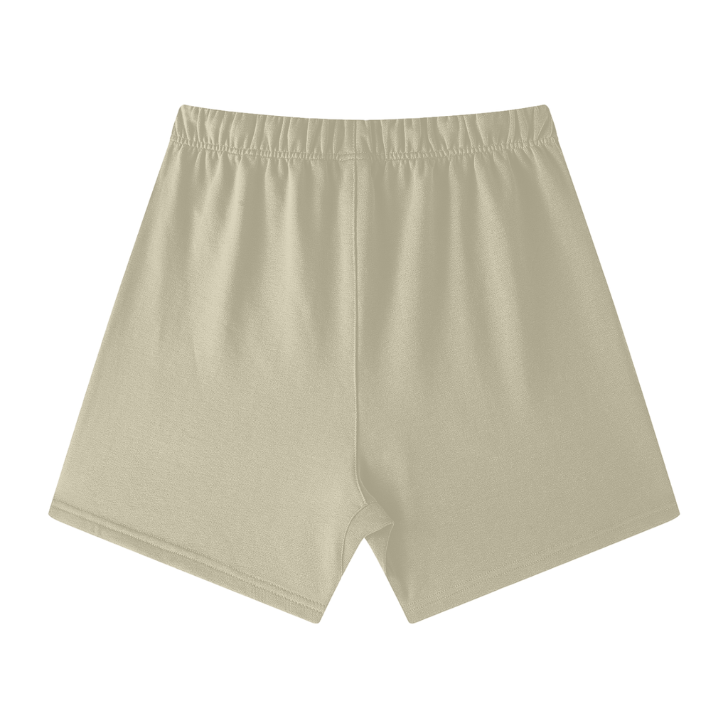 Men’s Earth-Tone Loose-Fit Cotton Shorts