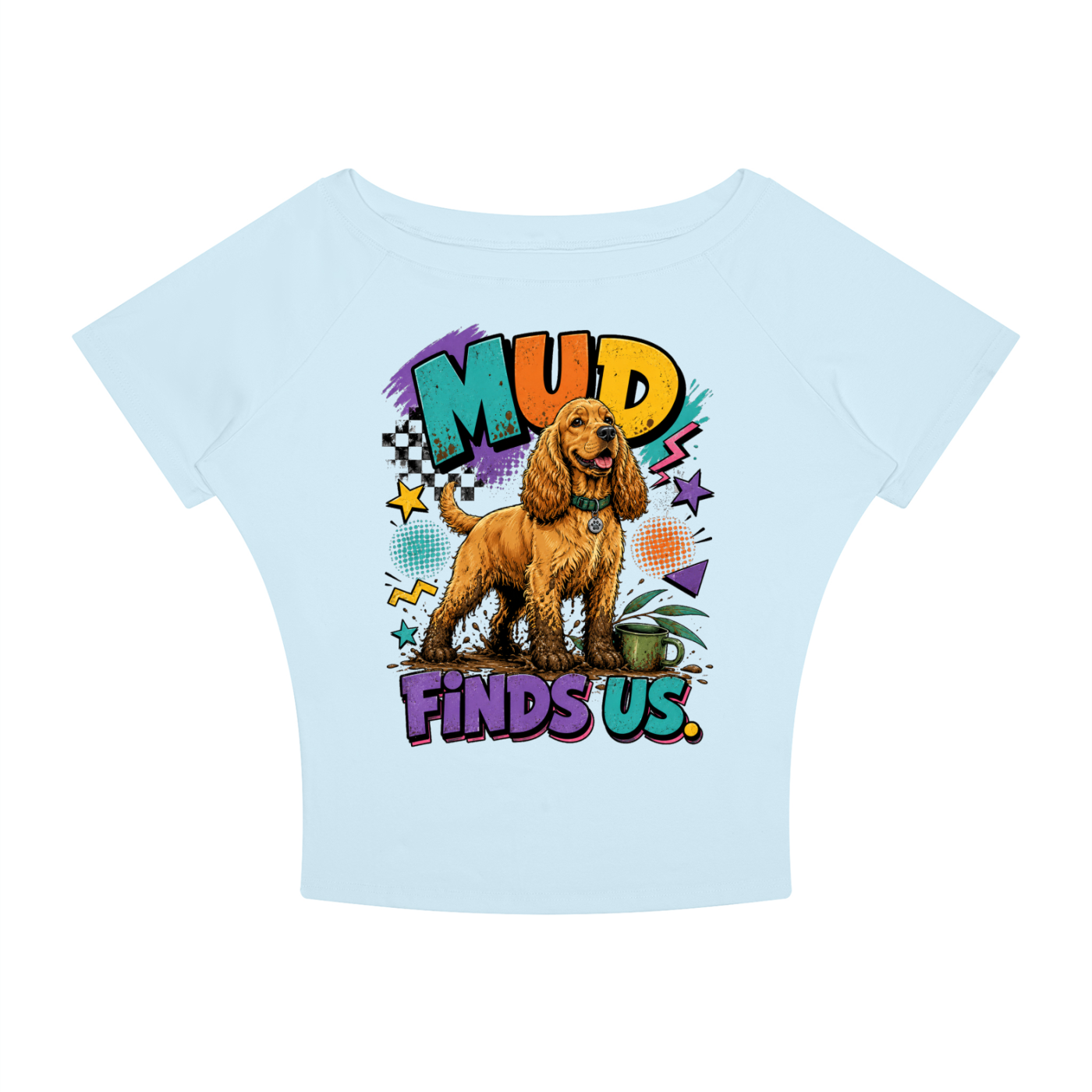 The Mud Finds Us Women’s Boatneck Raglan T-Shirt