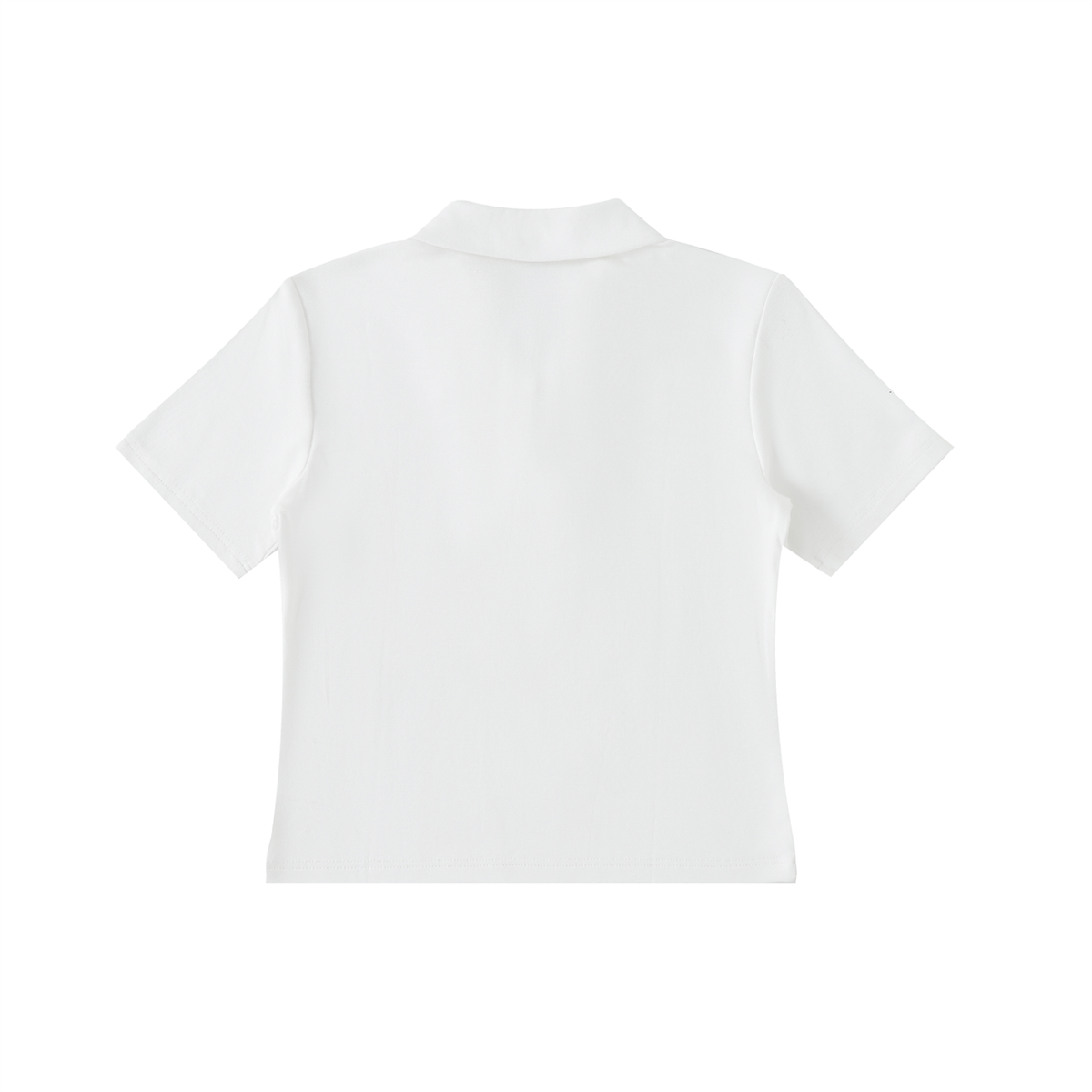 Bodycon Short Sleeve Polo Shirt