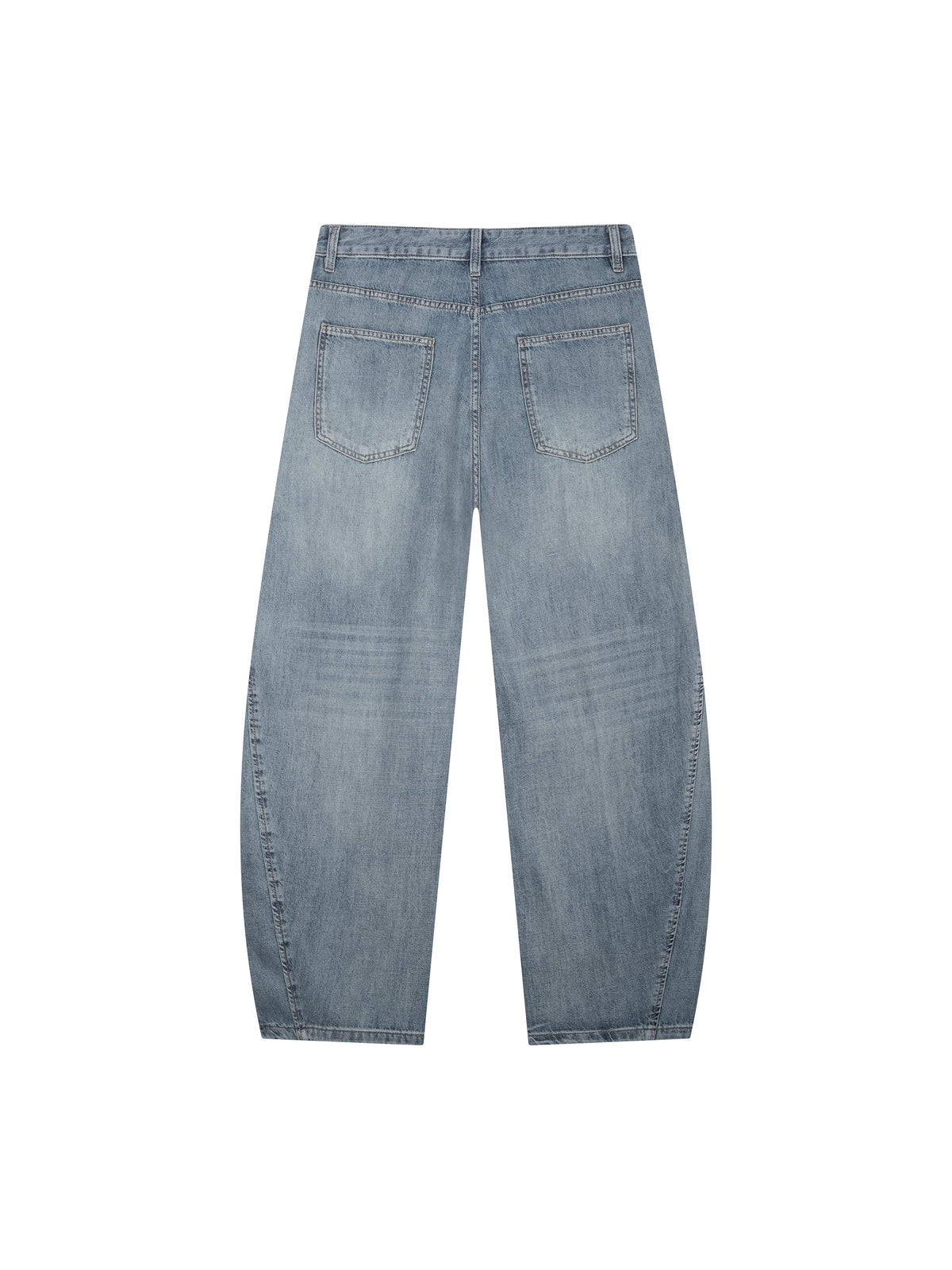 Men's Vintage Wash Barrel Leg Jeans