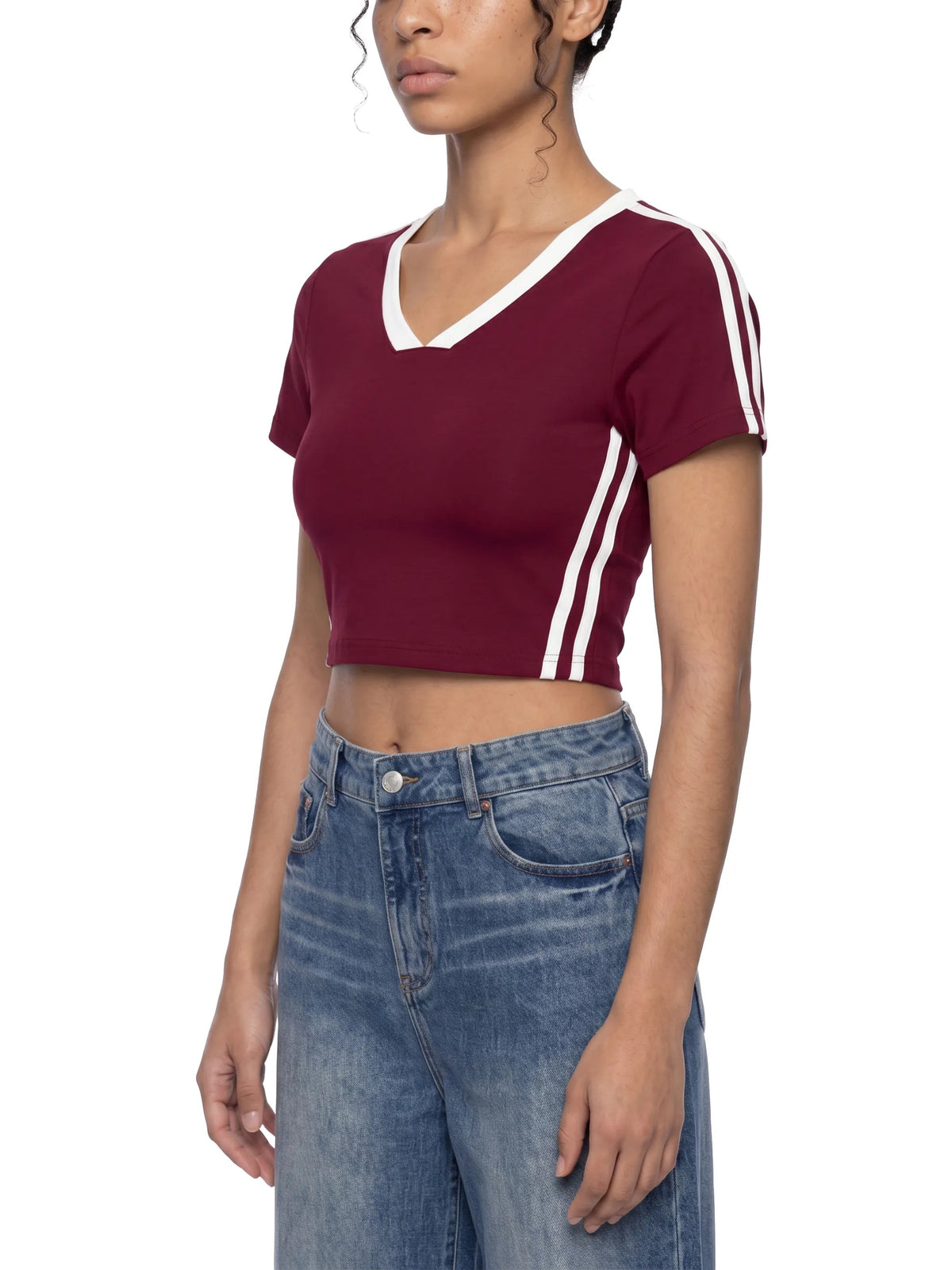 Women’s Slim Fit Color Block T-Shirt