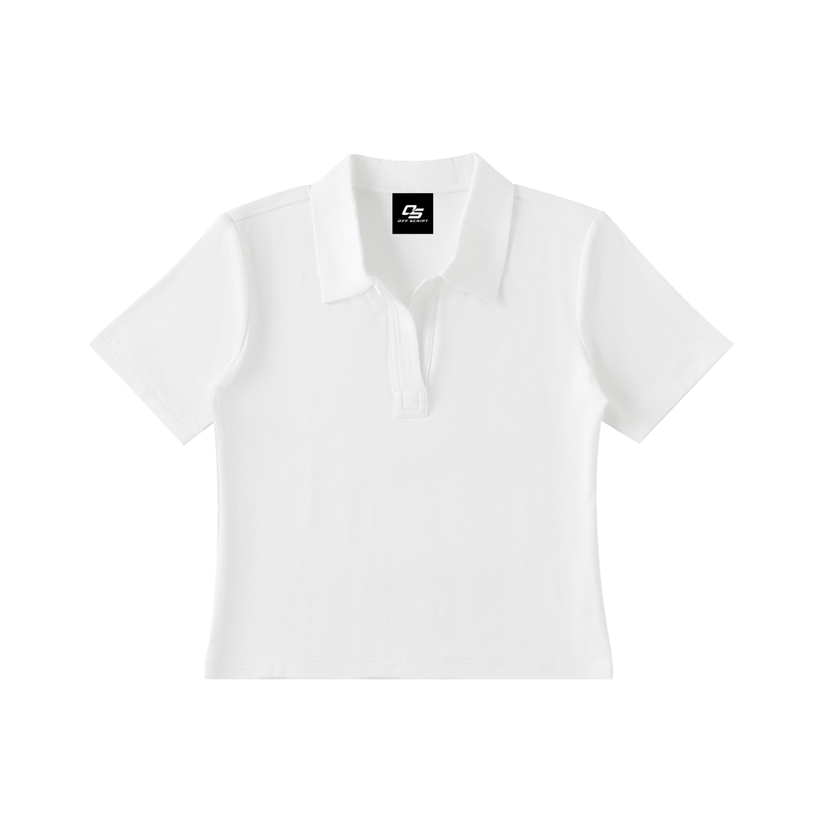 Bodycon Short Sleeve Polo Shirt