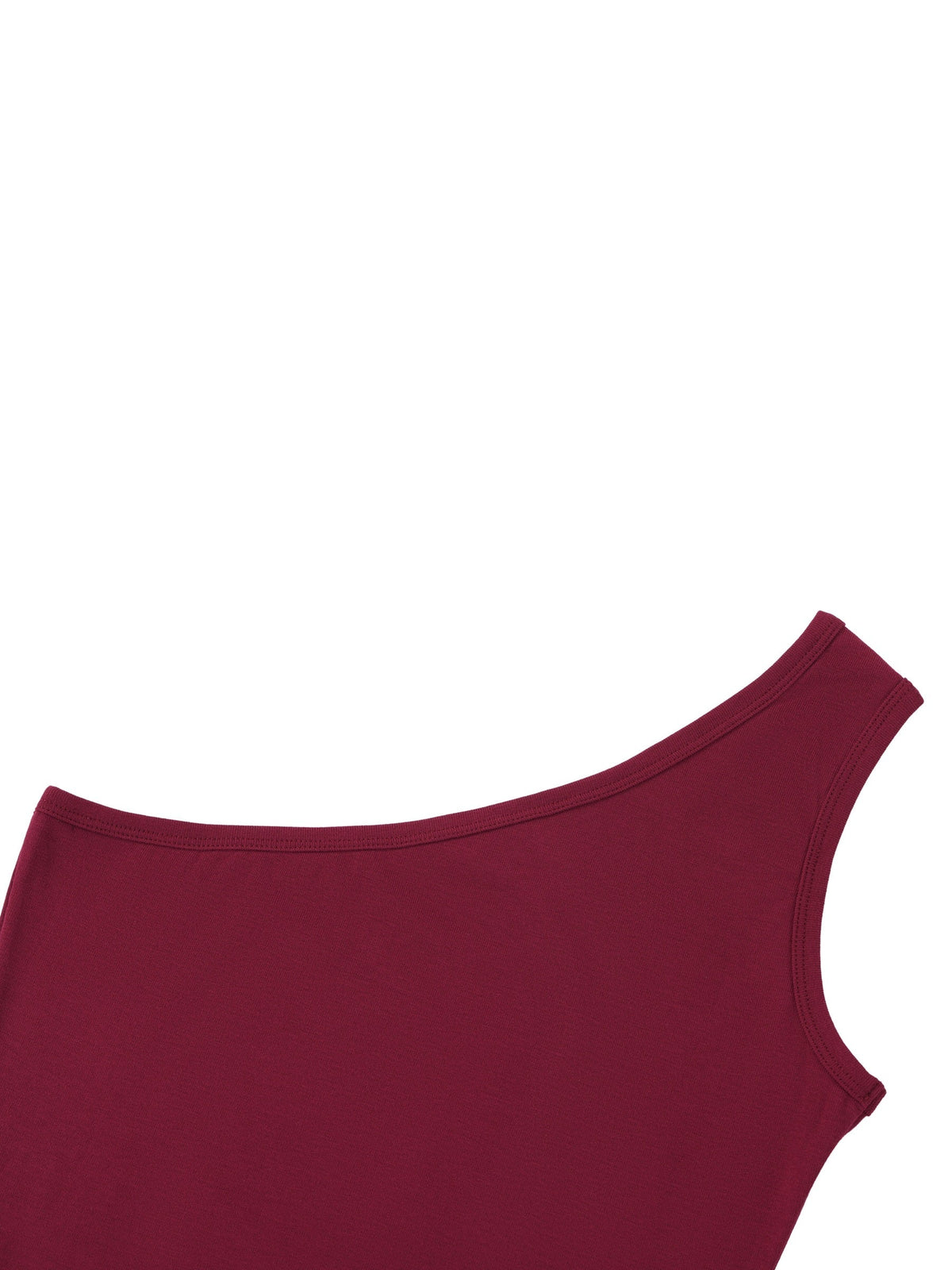 Women's One-Shoulder Crop Tank Top