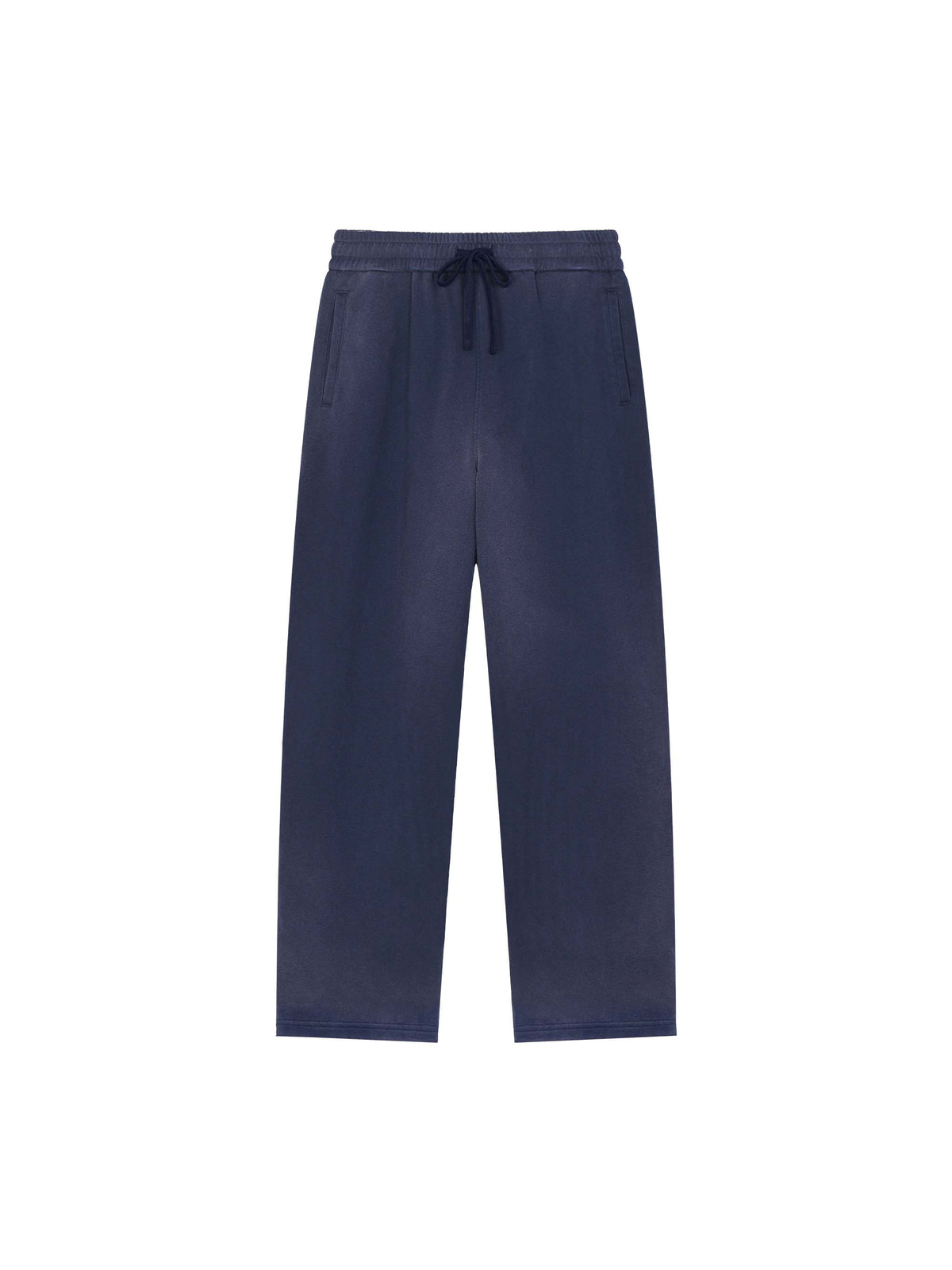 Sun Fade Raw-Edge Straight-Leg Sweatpants