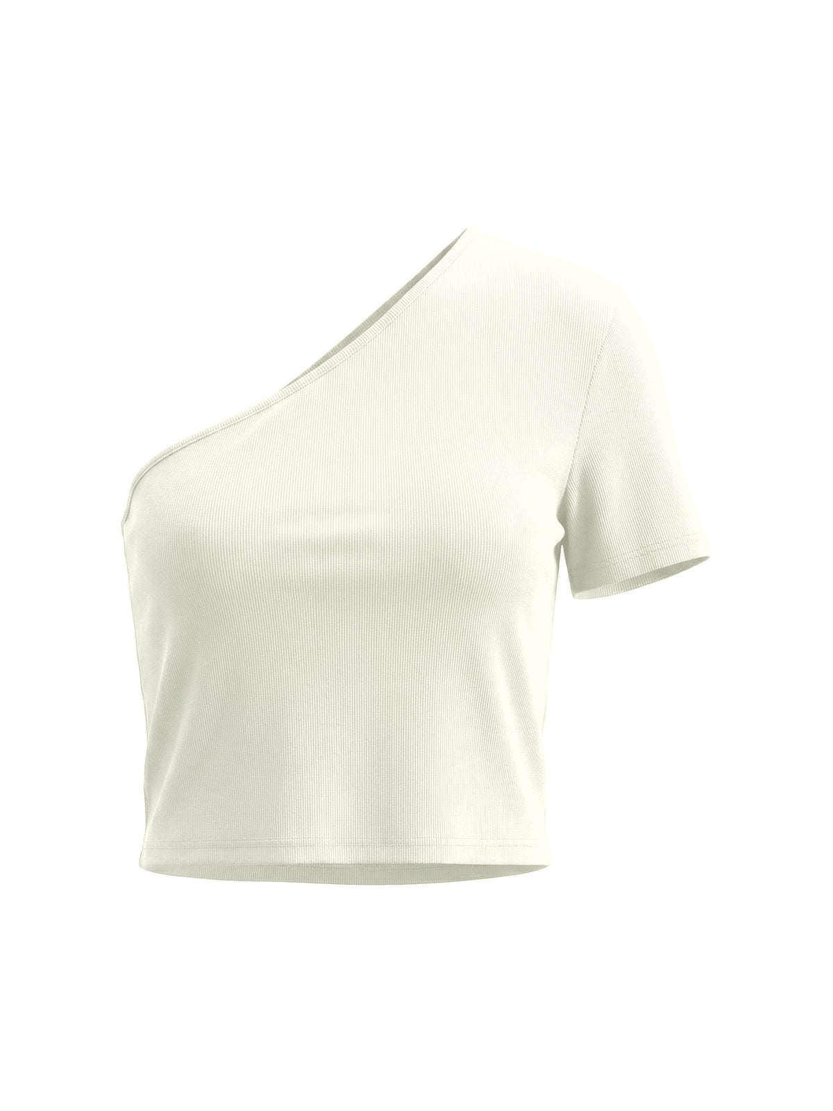 Women's One-Shoulder Crop T-Shirt