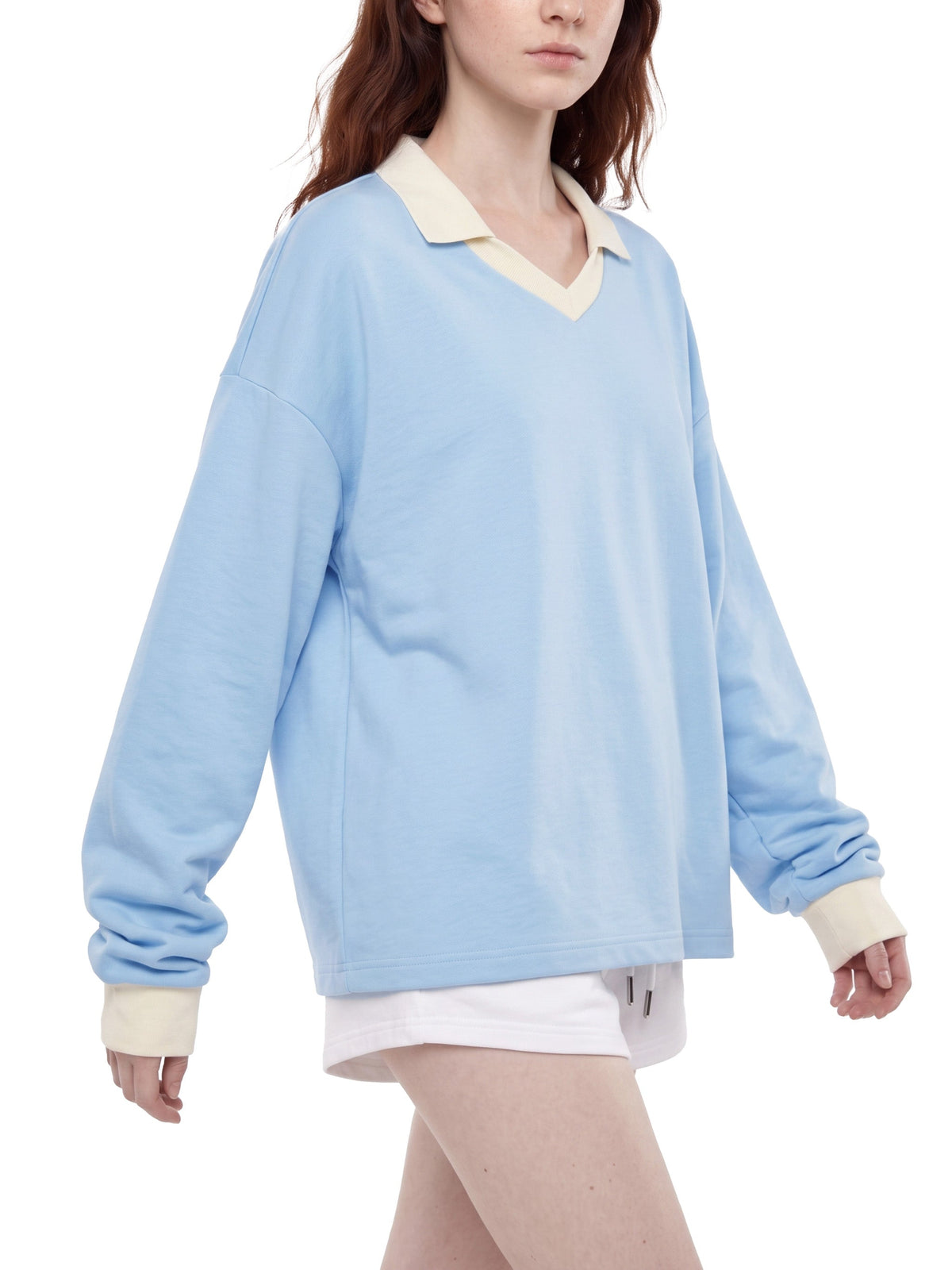Unisex Color Block Long Sleeve Sweatshirt