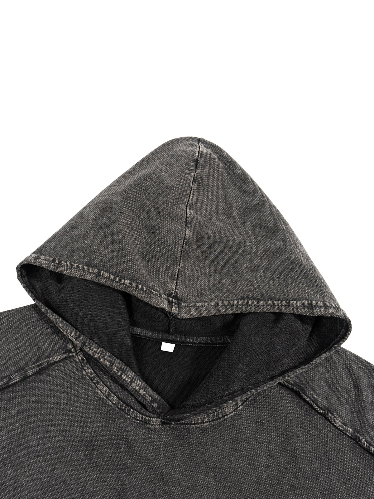 Snow Washed Boxy Hooded Tank Top