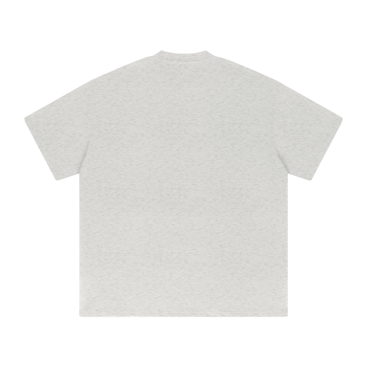 Oat Gray Heavyweight Drop Shoulder T-Shirt back product view