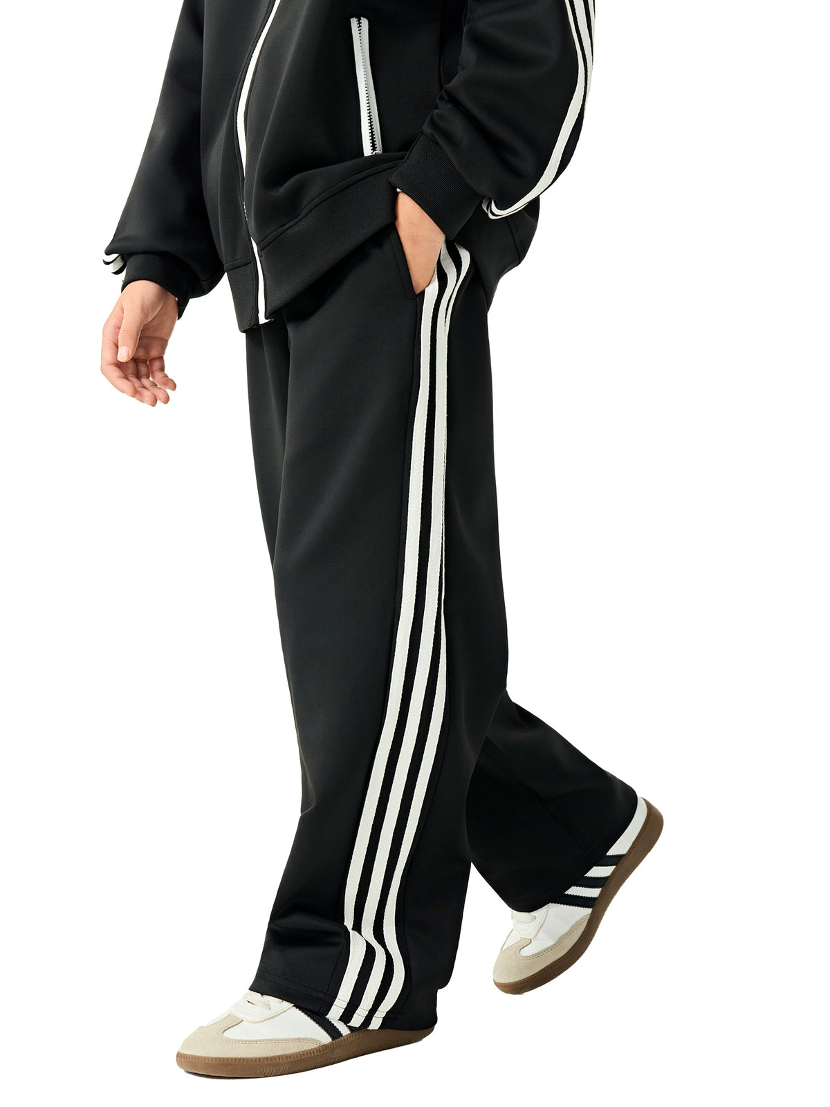 Kids' Contrast-Tape Sweatpants