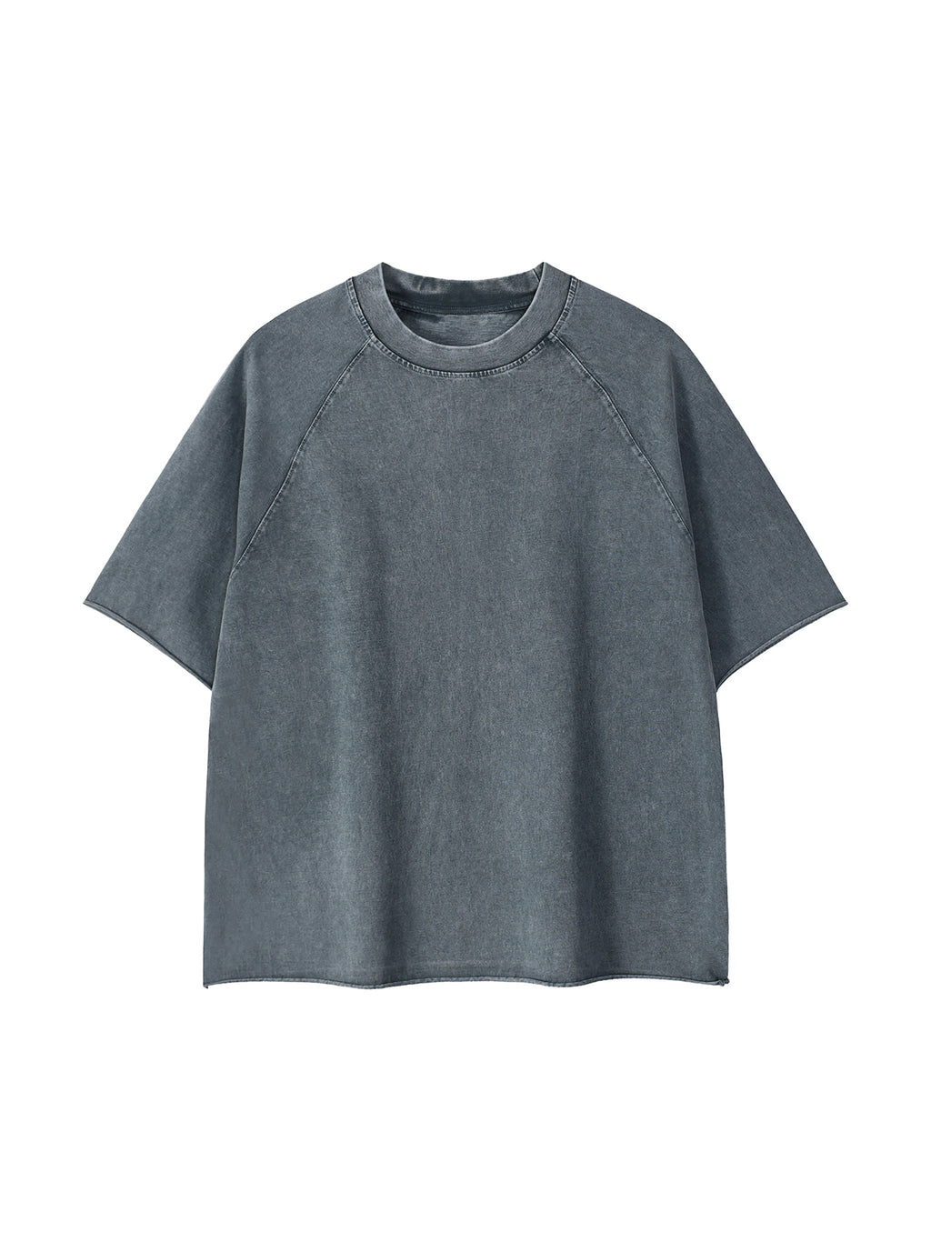 Unisex Mineral Wash Raw Edge T-Shirt
