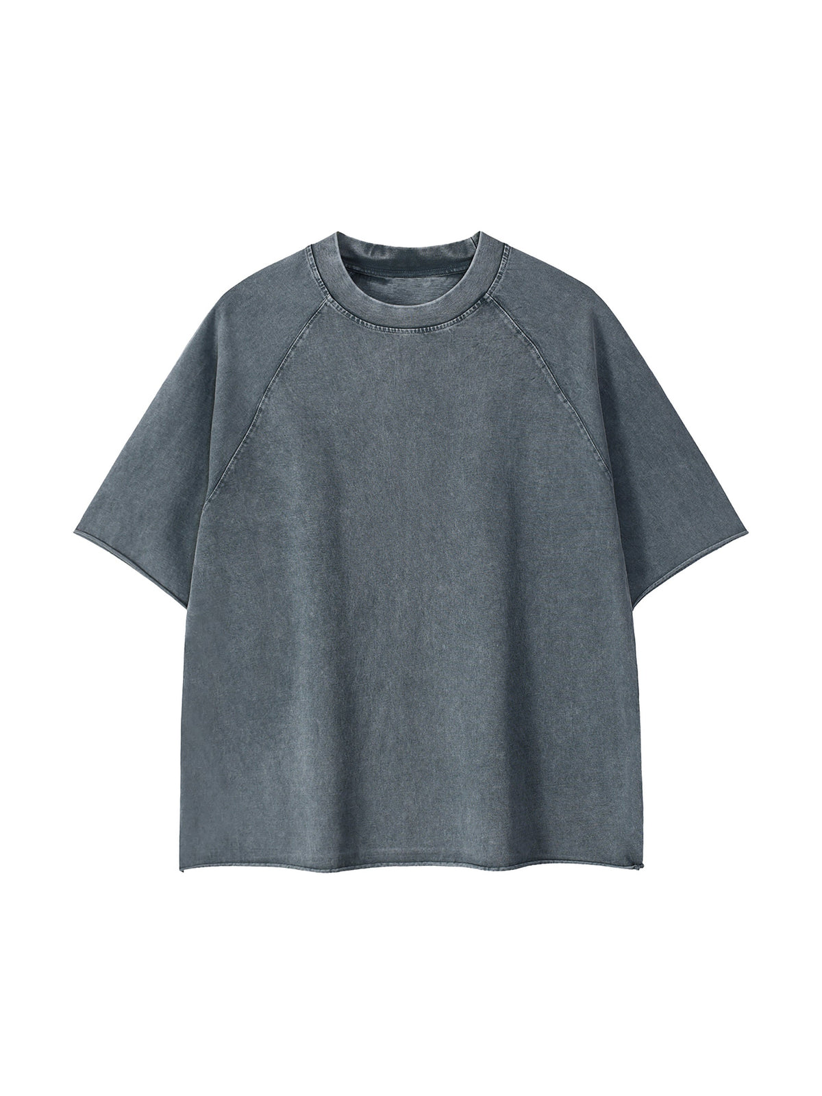 Unisex Mineral Wash Raw Edge T-Shirt