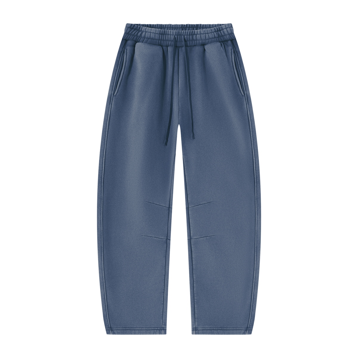 Unisex Vintage Wash Barrel-Leg Fleece Sweatpants V3