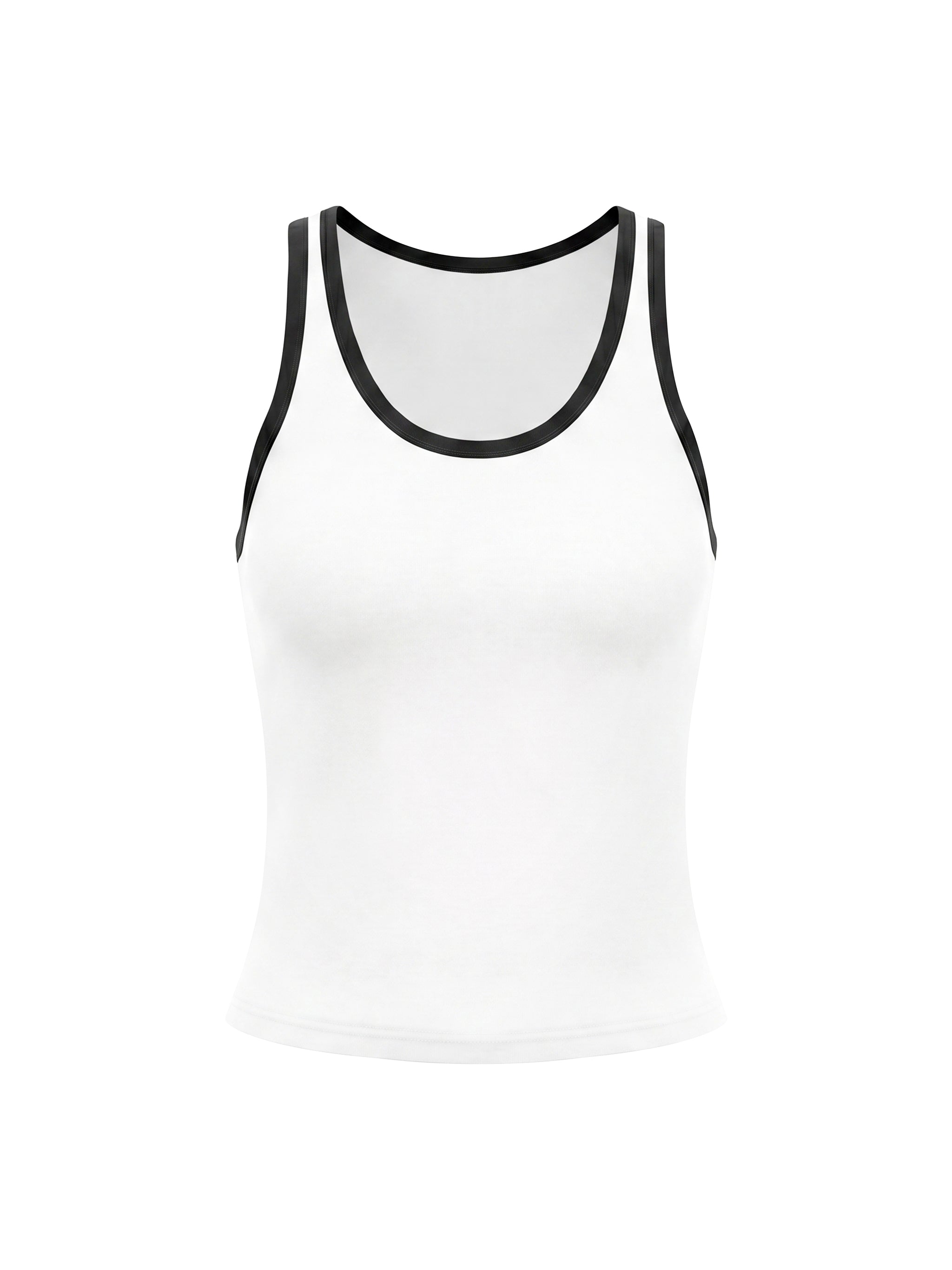 Women’s Colour Block Cropped Tank Top