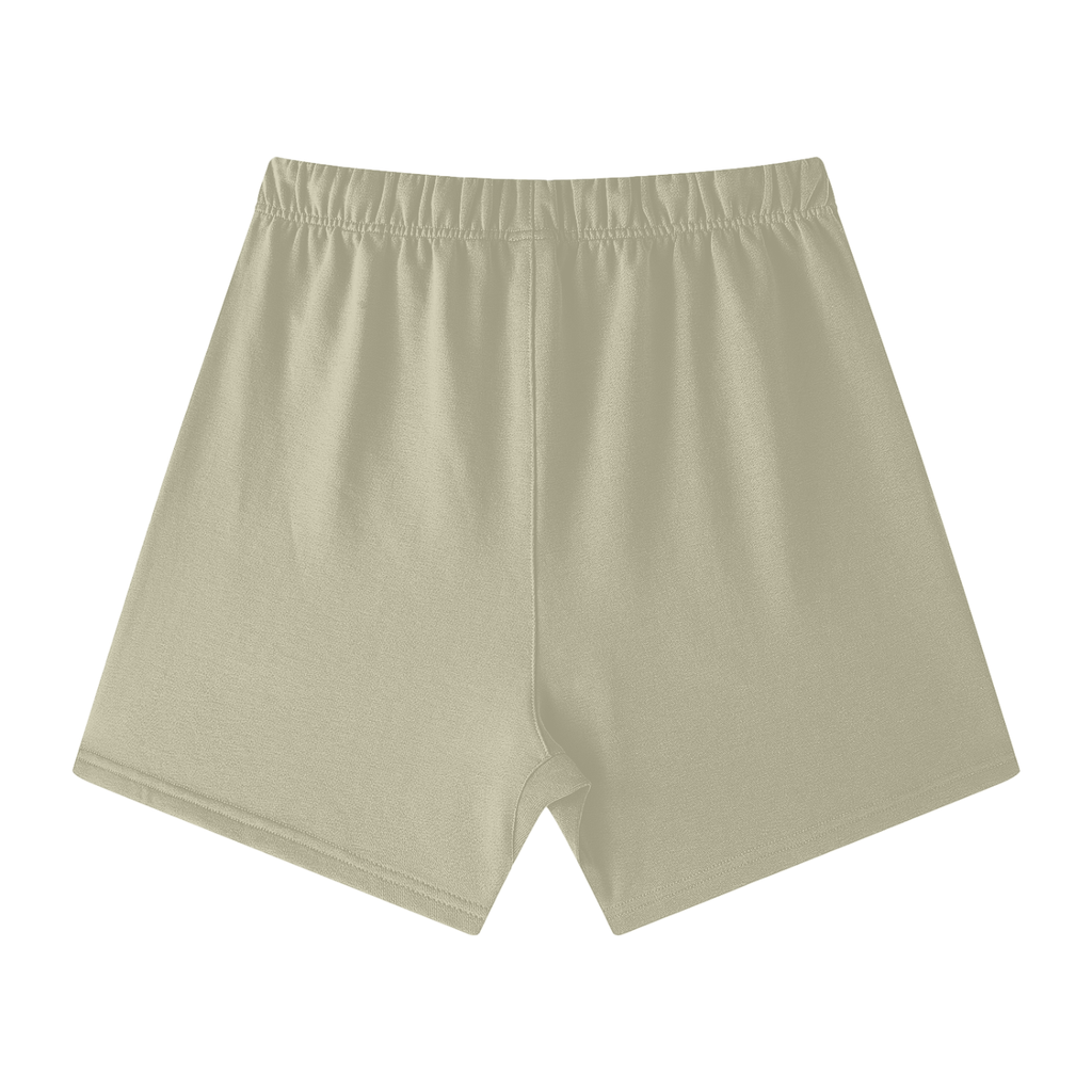 Men’s Earth-Tone Loose-Fit Cotton Shorts