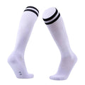 White Stripes Breathable Knee Socks