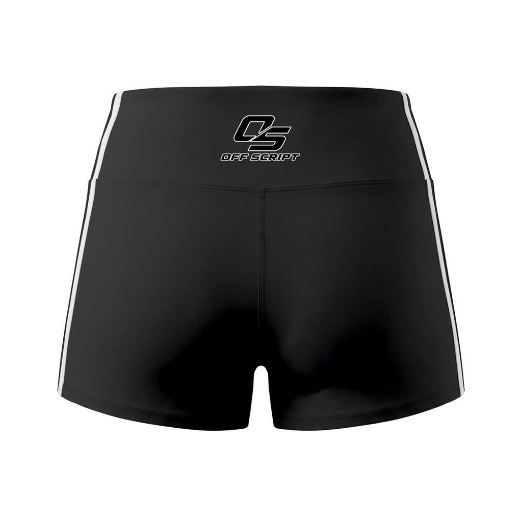 Off Script Women’s High-Waist Colour-Block Yoga Shorts