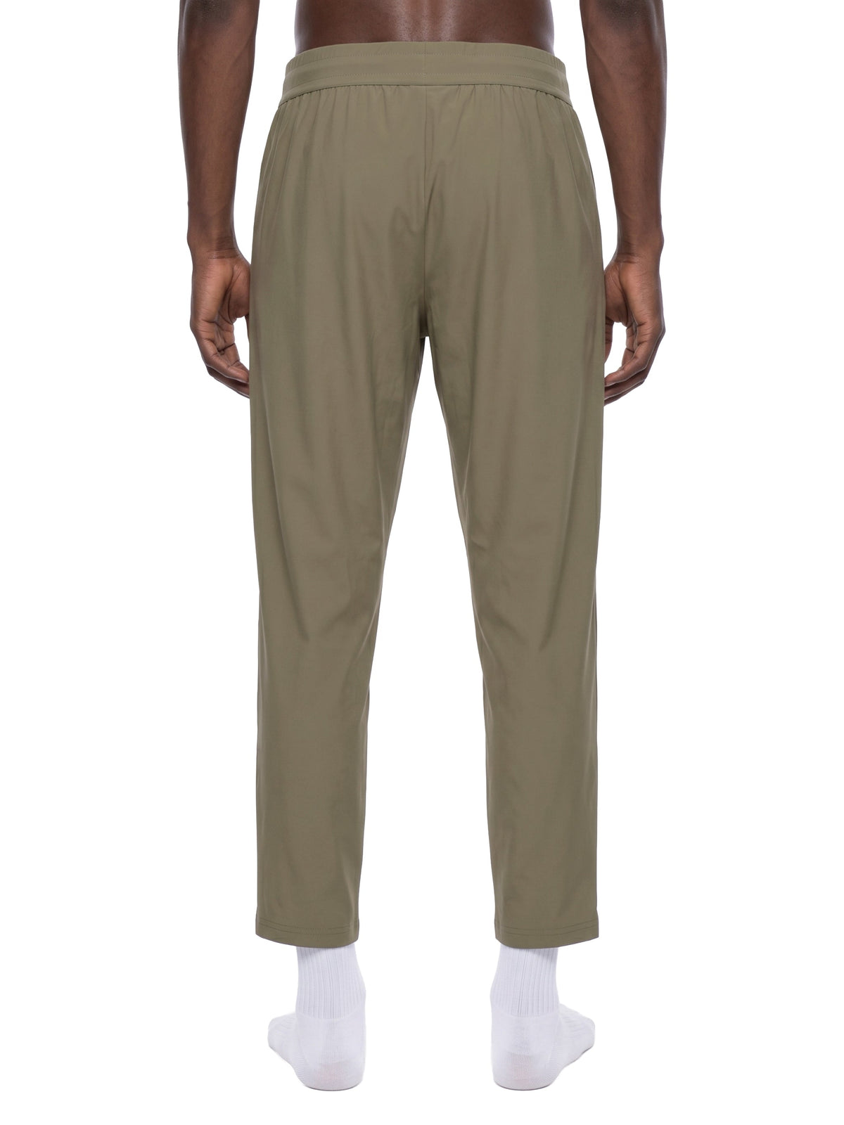Men's Straight Leg Elastic Waist Pants