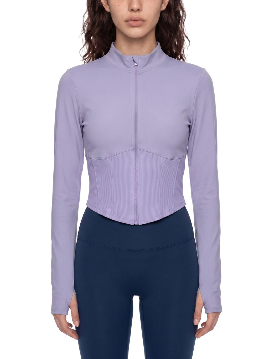 Women's Slim Fit Full-Zip Yoga Jacket