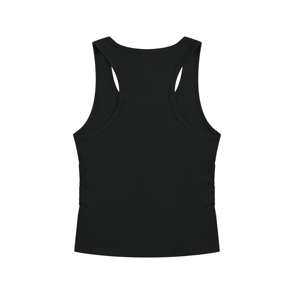 Celestial Butterfly Ruched Cropped Tank Top