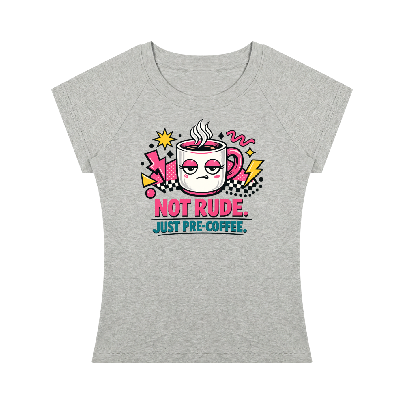 Not Rude Women’s Slim Raglan T-Shirt