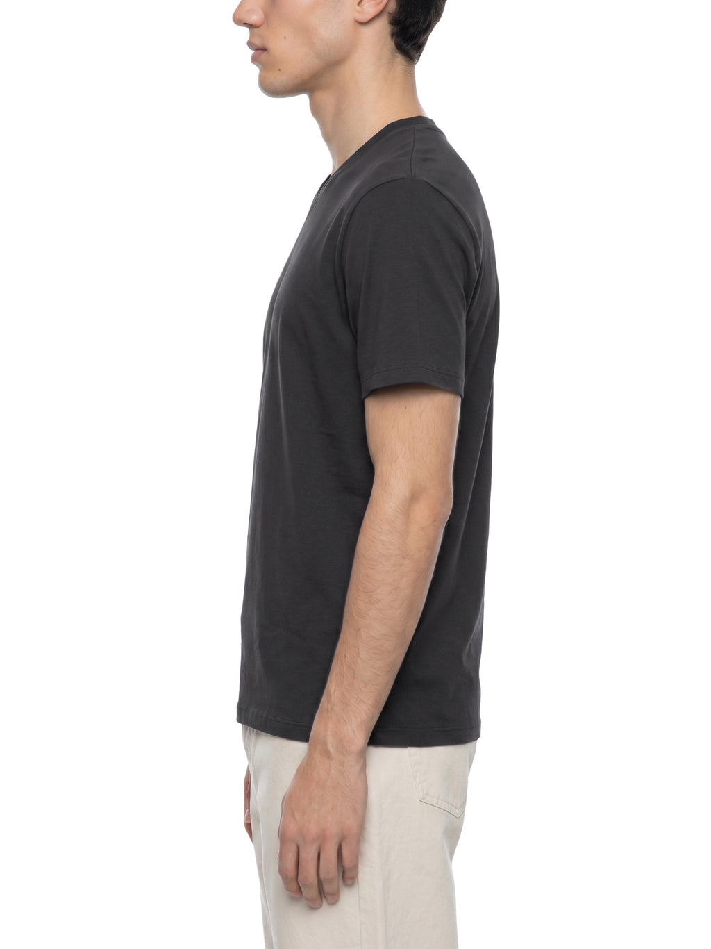 Men's Solid V-Neck T-Shirt