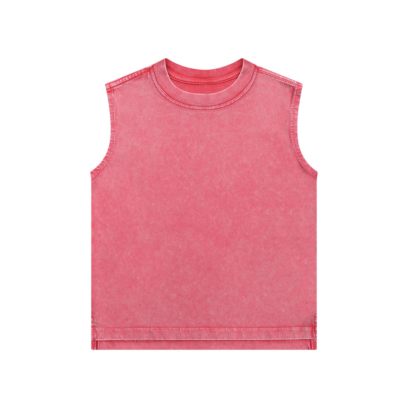 Snow Washed Kids’ Tank Top in Pink — front view