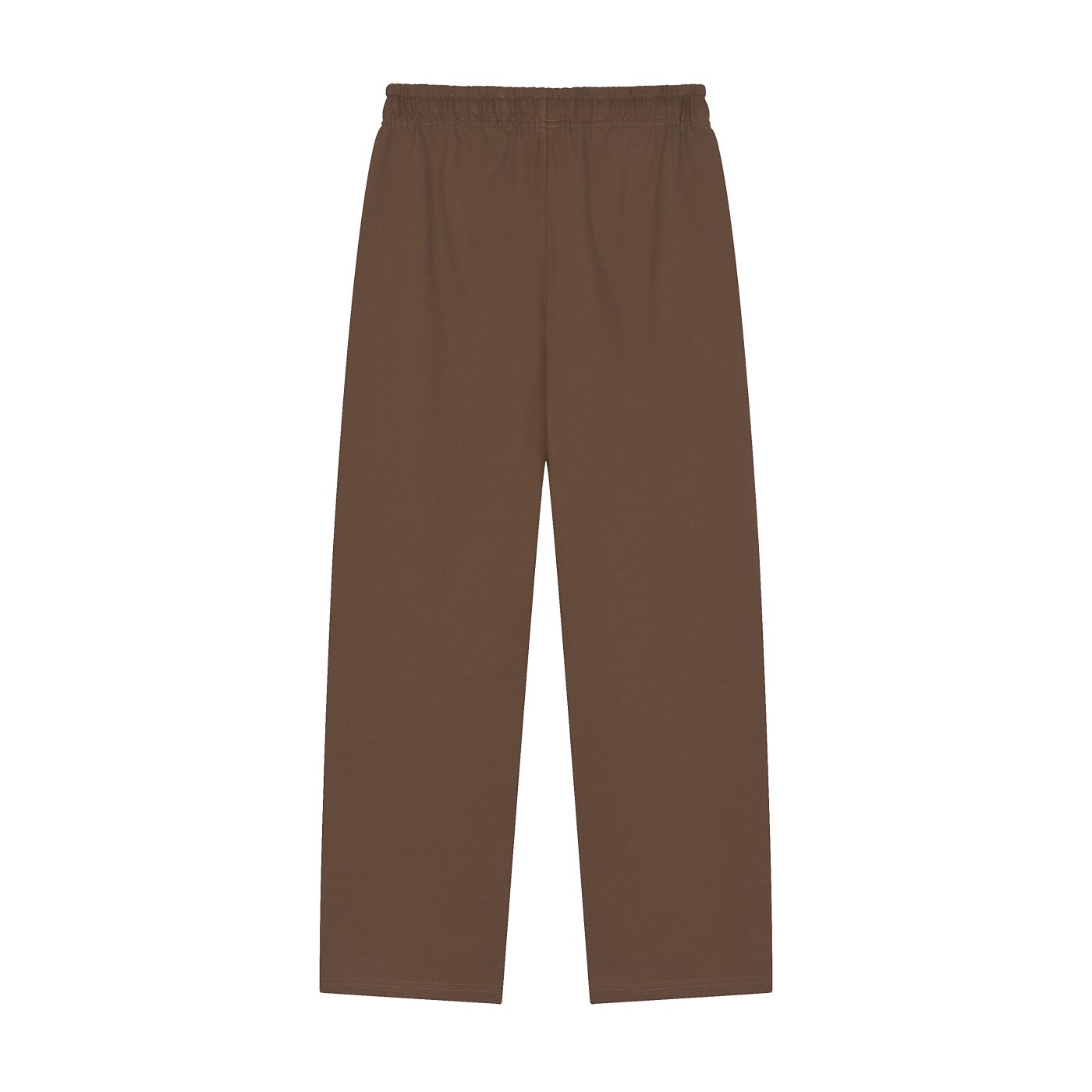 Solid Colour Straight-Leg Sweatpants