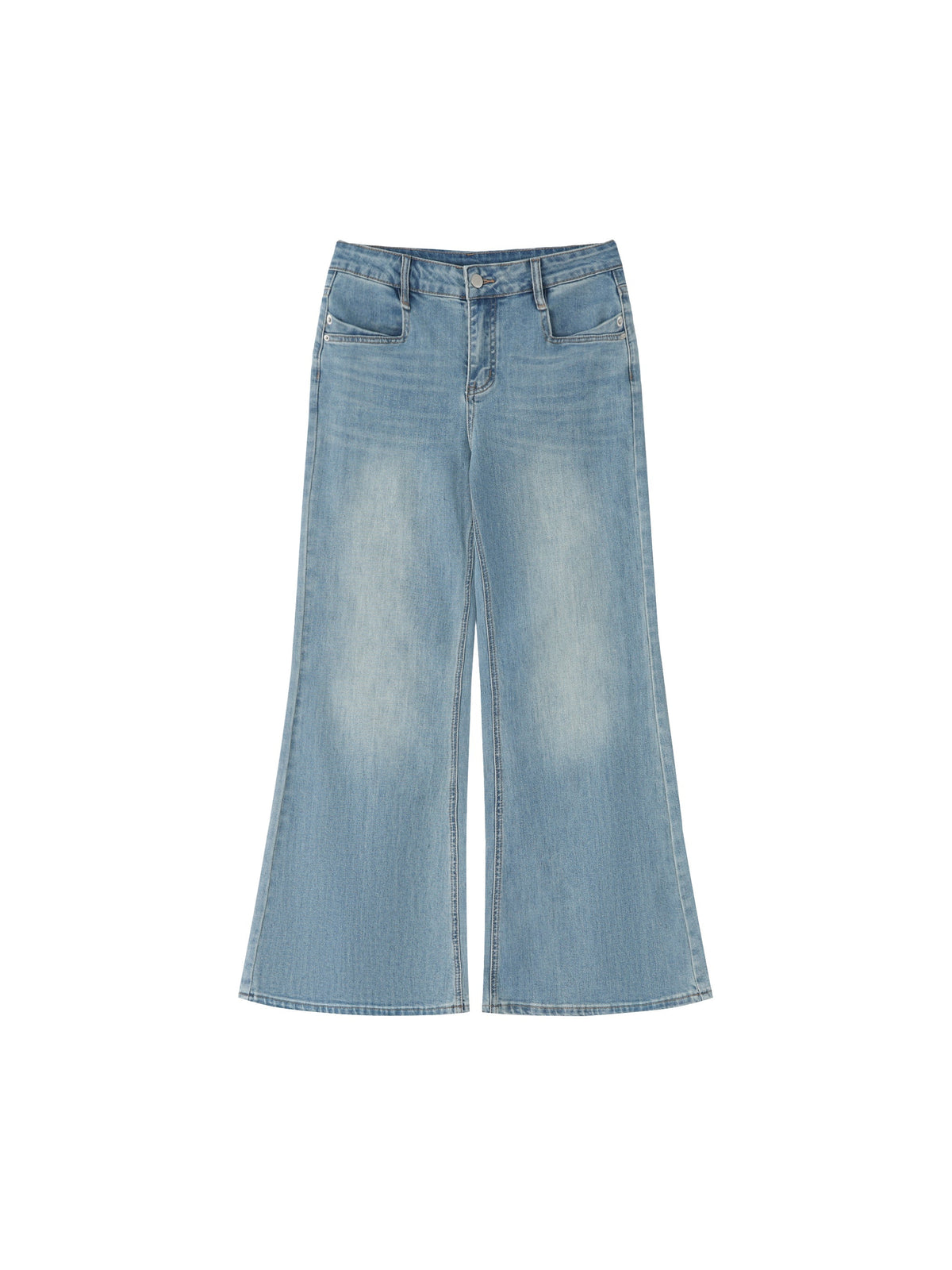 Women's Vintage Wash Flared Leg Jeans