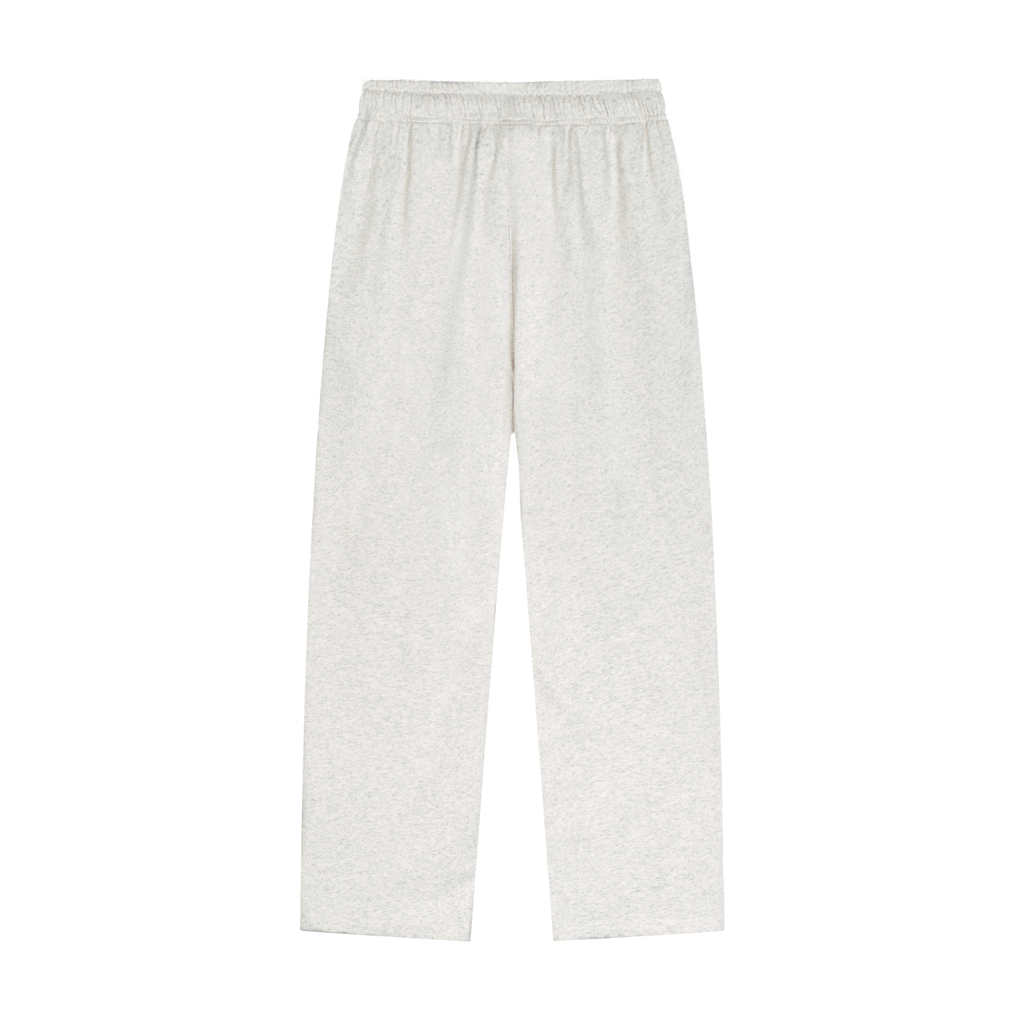 Solid Colour Straight-Leg Sweatpants