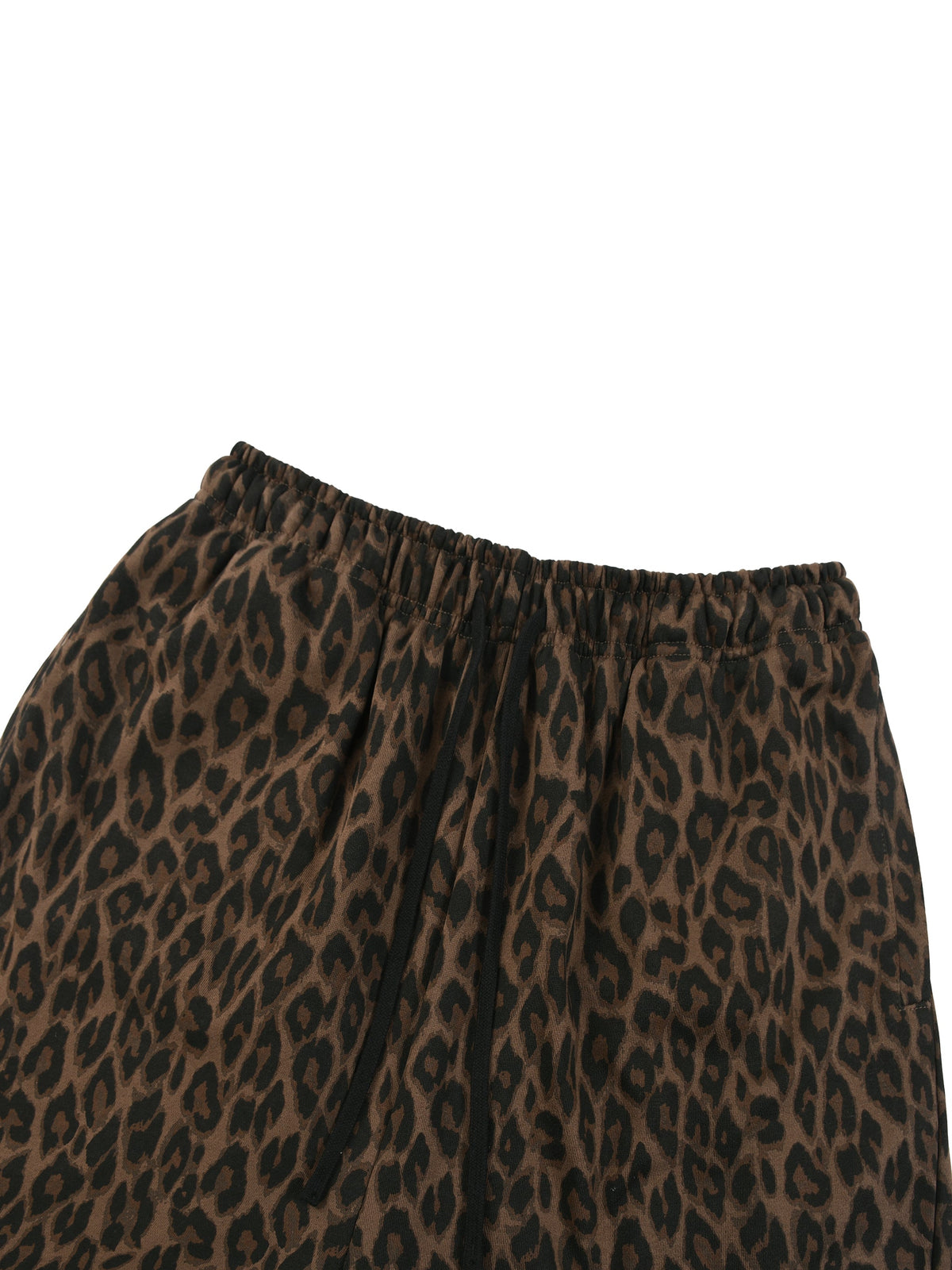 Unisex Heavyweight Leopard Drawstring Shorts