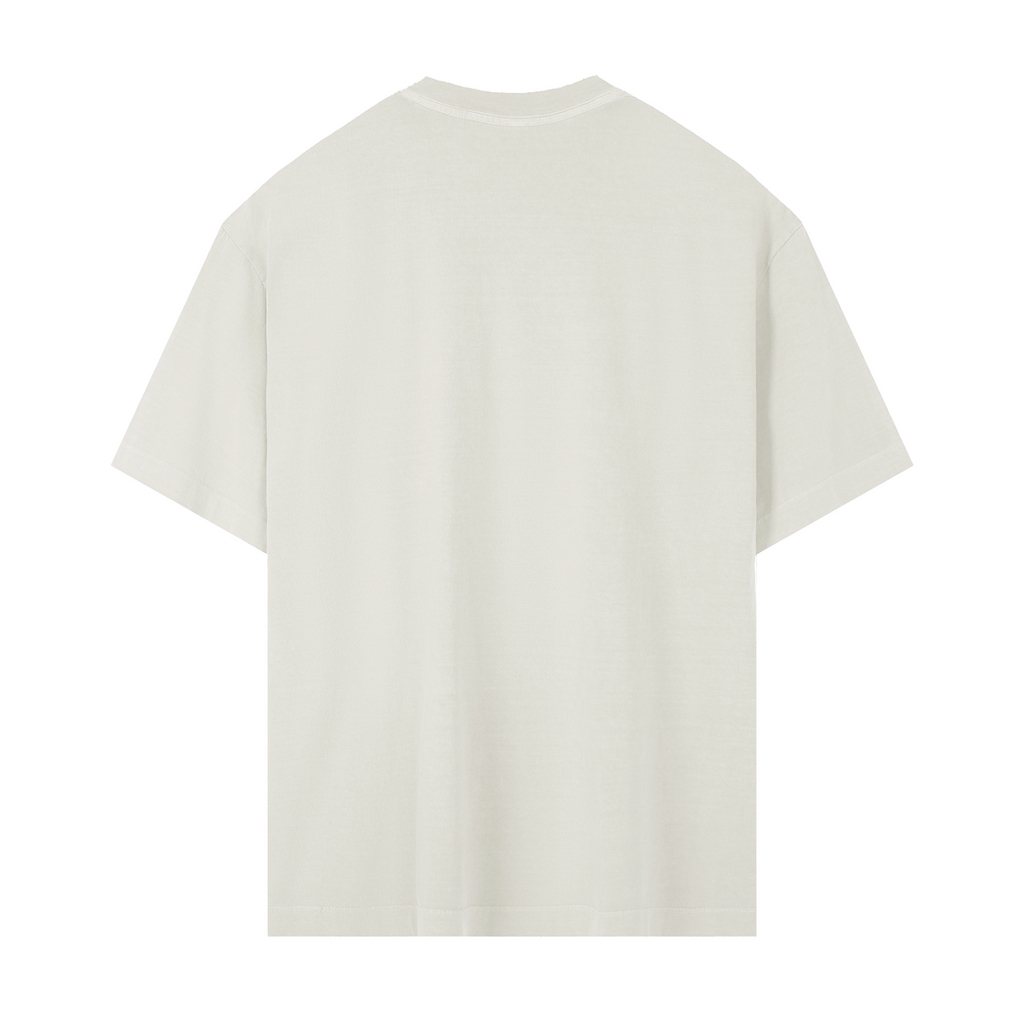Off Script Gothic Skull Vintage Washed Oversized Cotton T-Shirt