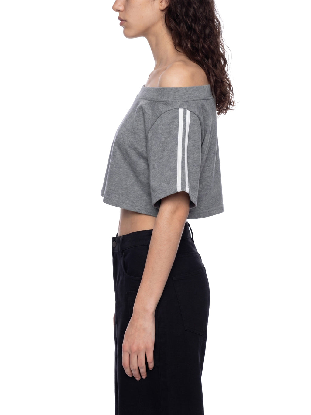 Women's Off-the-Shoulder Crop T-Shirt