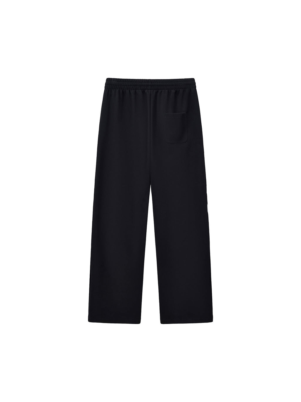 Curved Stripe Straight-Leg Sweatpants