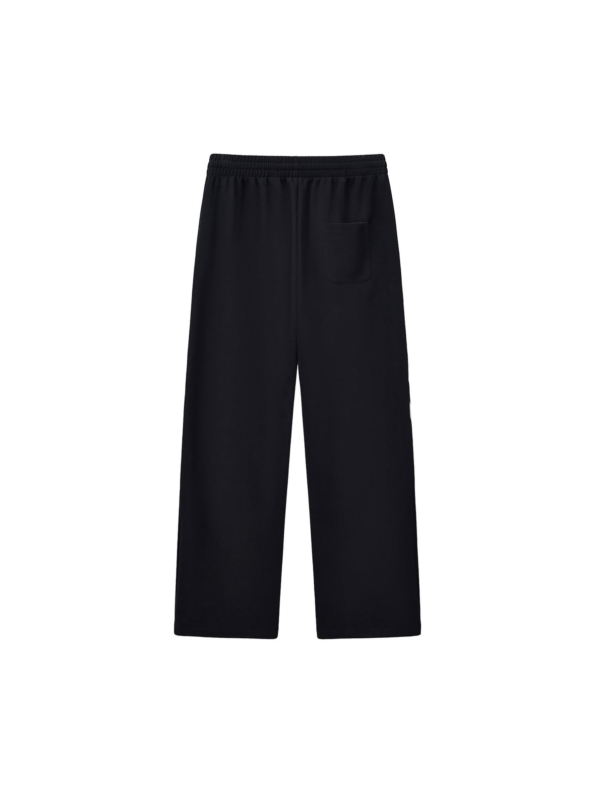 Curved Stripe Straight-Leg Sweatpants