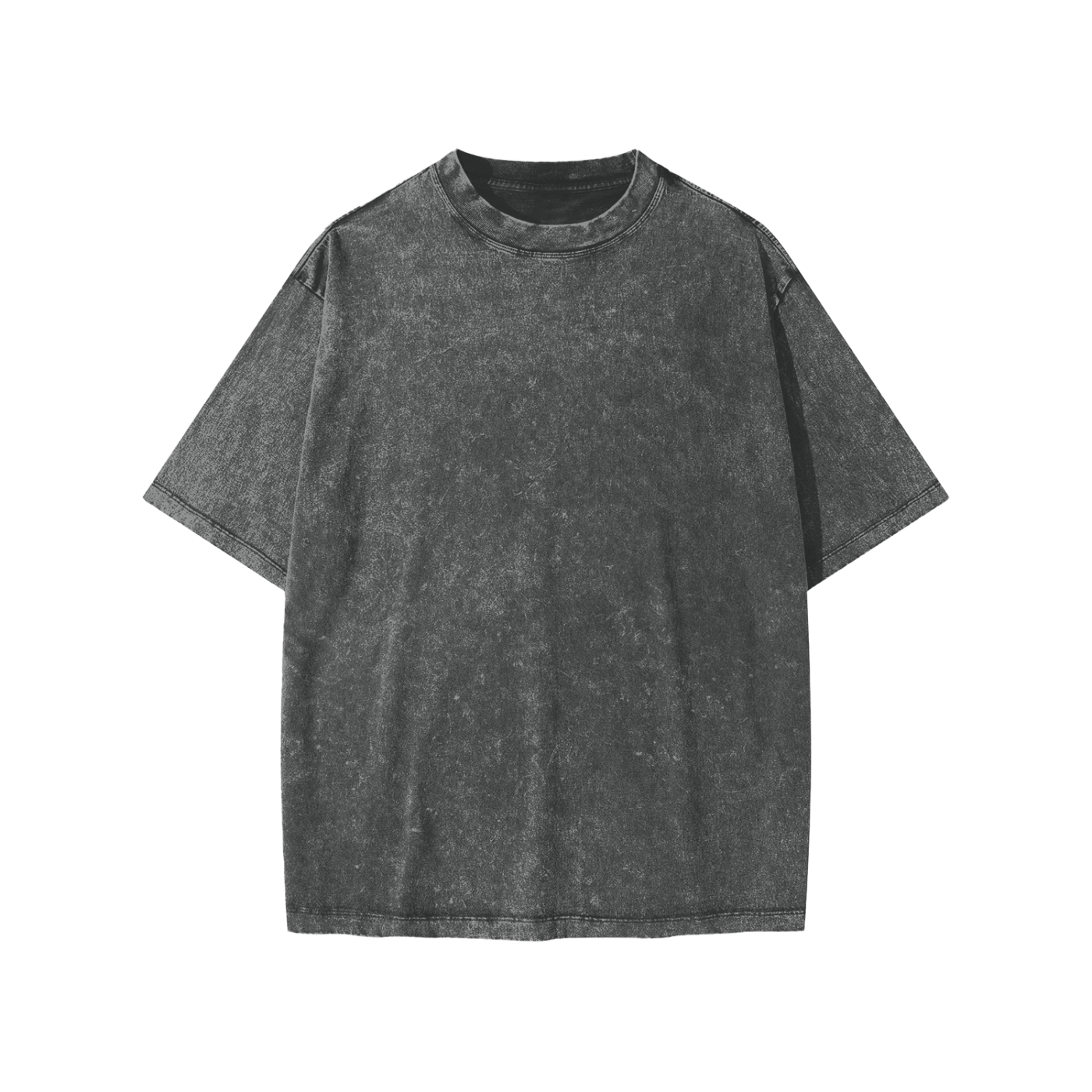 Snow washed kids' T-shirt in Dark Grey – front view