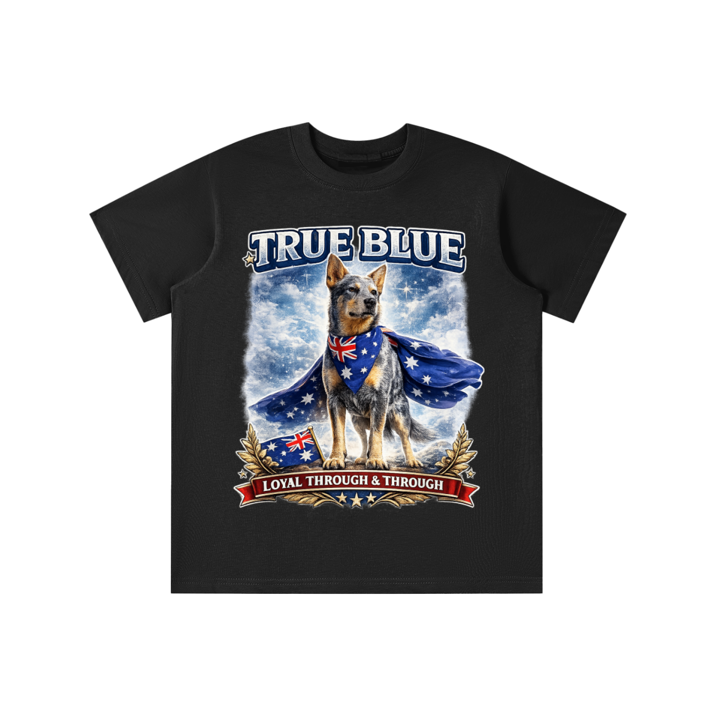 True Blue Aussie Dog Kids' Cotton T-Shirt