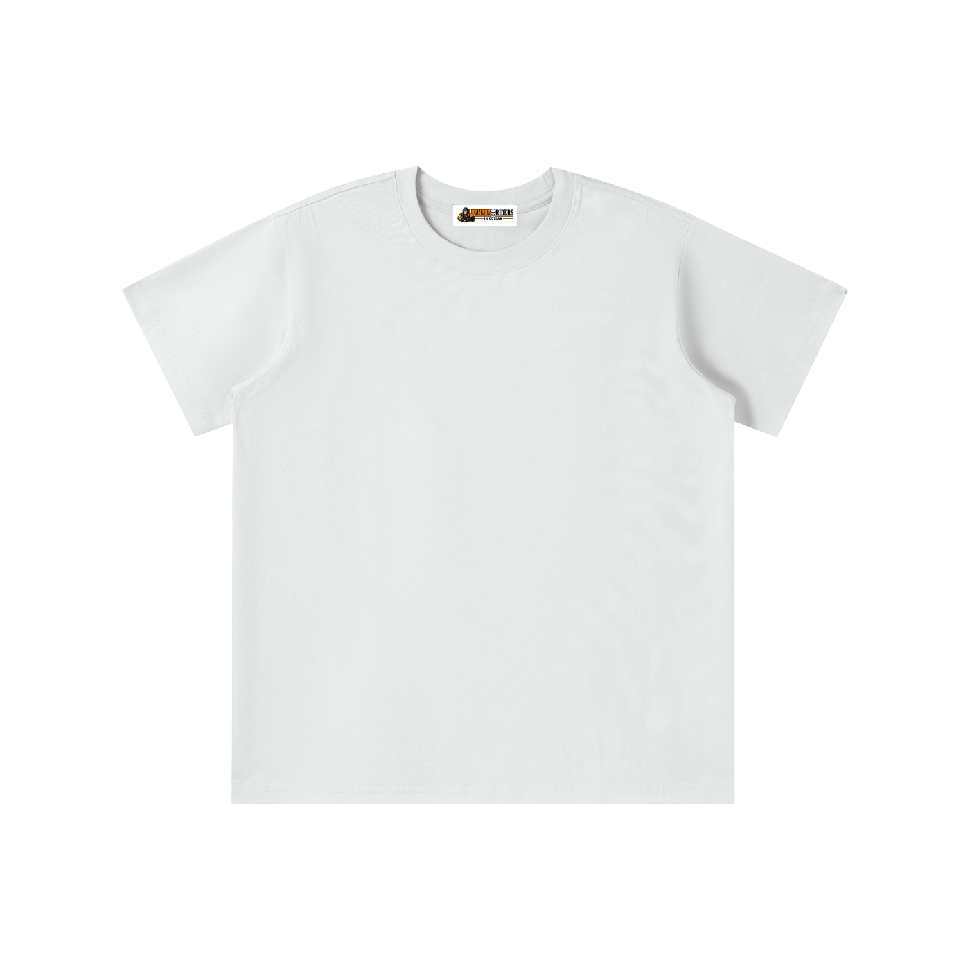 Sorona Quick-Dry Cooling Kids’ T-Shirt in White — front view