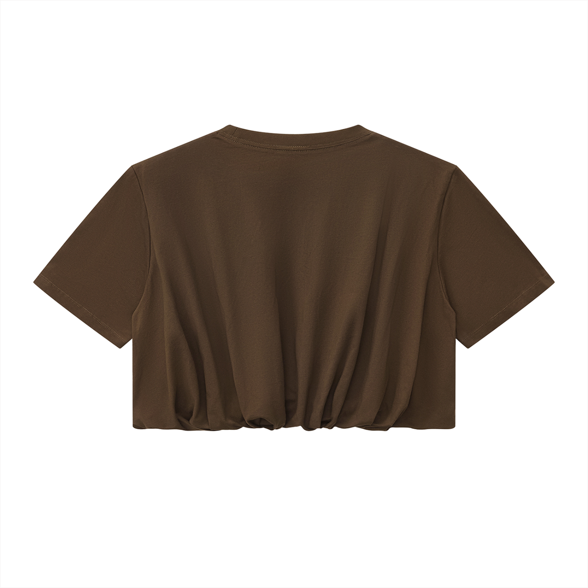 Women’s Crop Bubble Hem T-Shirt