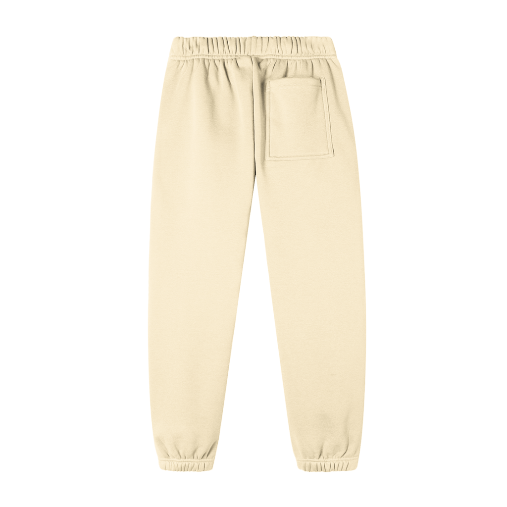 Unisex Essential Fleece Sweatpants – Apricot back view